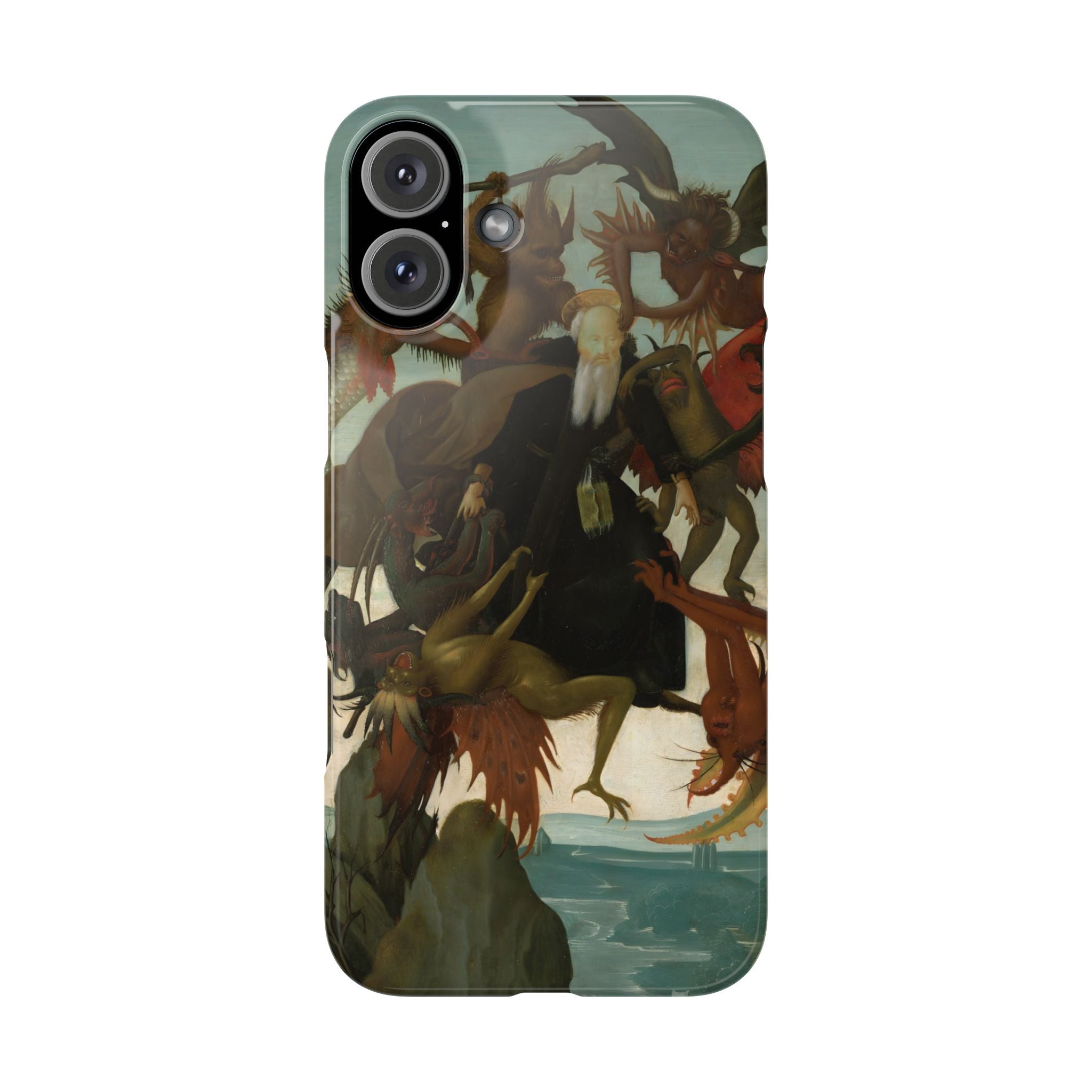The Torment of Saint Anthony by Michelangelo - iPhone Slim Case