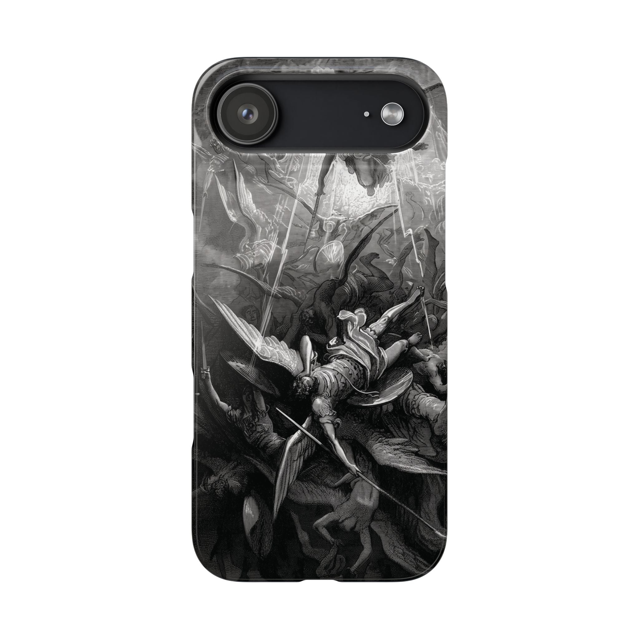 Paradise Lost | The Battle in Heaven by Gustave Doré - iPhone Slim Case