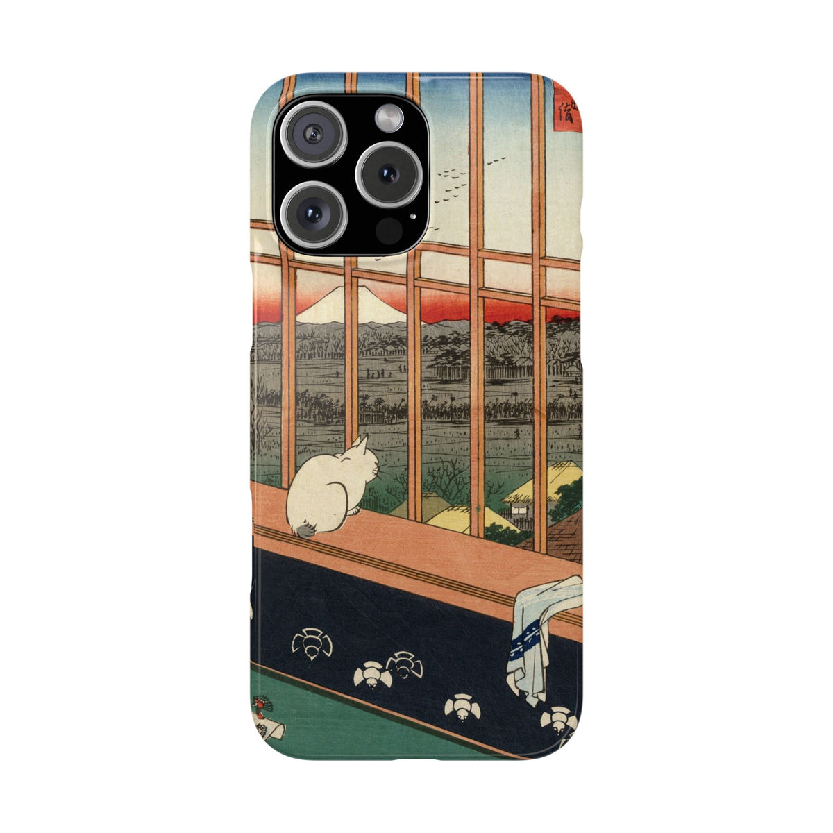 Asakusa Rice Fields and Torinomachi Festival by Utagawa Hiroshige - iPhone Slim Case