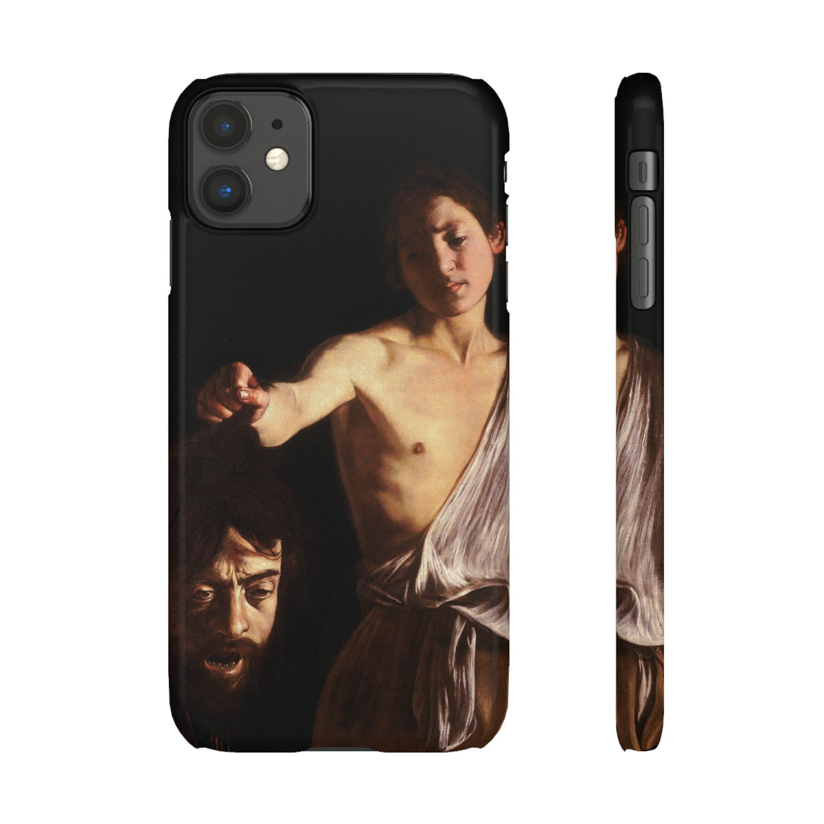 David with the Head of Goliath by Caravaggio - iPhone Slim Case