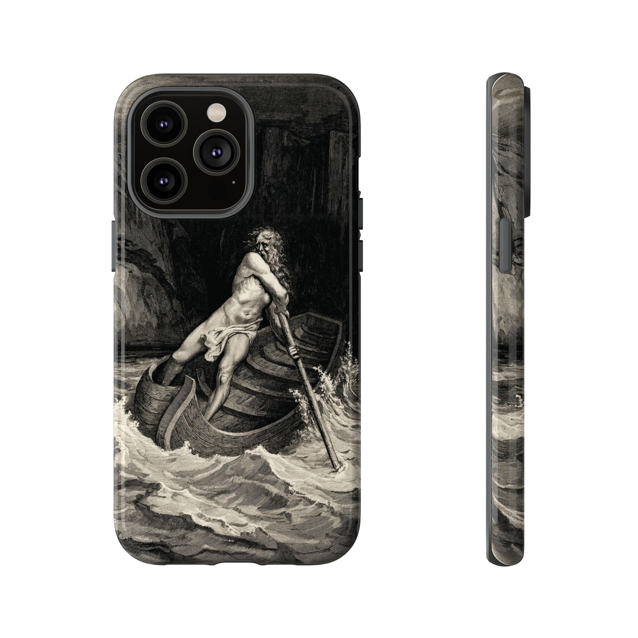 Canto III - Charon by Gustave Doré - iPhone Tough Case