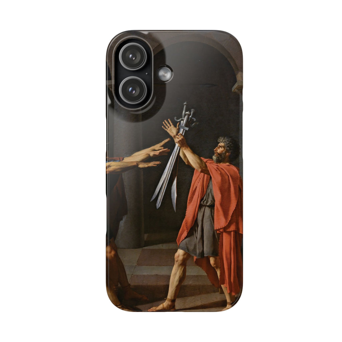 Oath of the Horatii by Jacques-Louis David - iPhone Slim Case