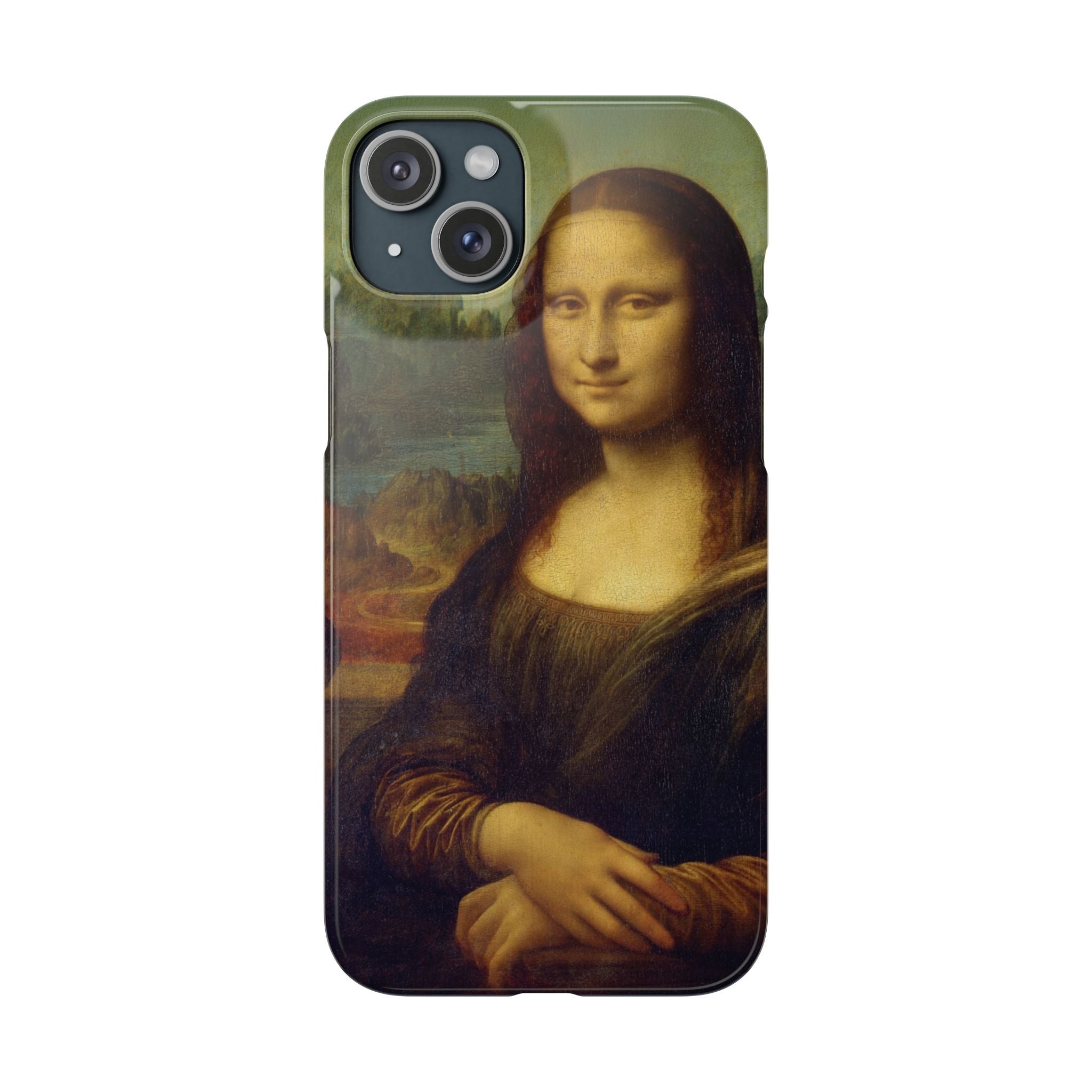 Mona Lisa by Leonardo da Vinci - iPhone Slim Case