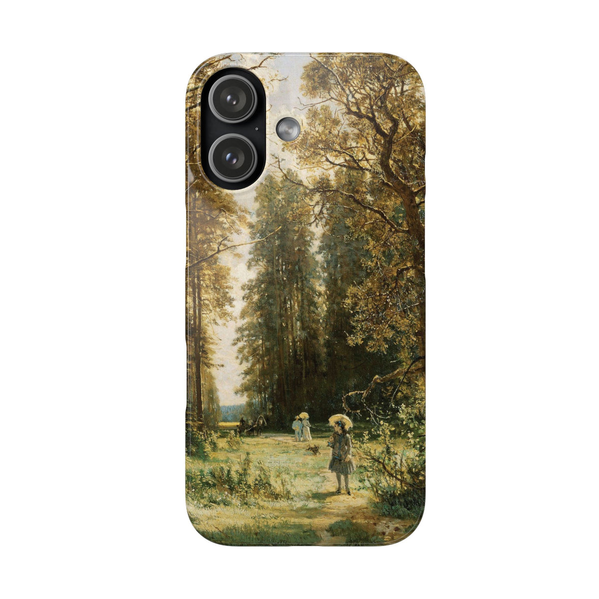 The Path in the Forest by Ivan Ivanovich Shishkin - iPhone Slim Case