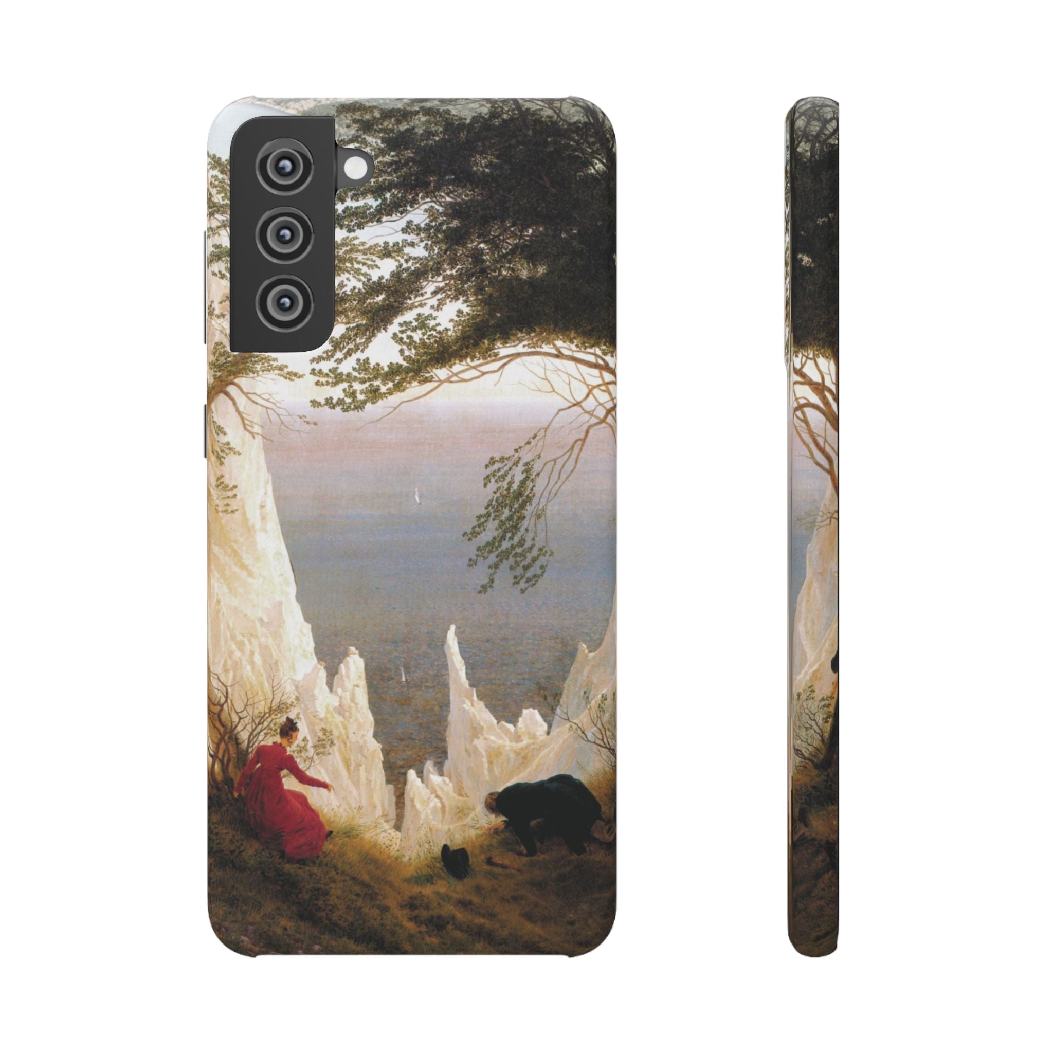Chalk Cliffs on Rügen by Caspar David Friedrich - Samsung Slim Case