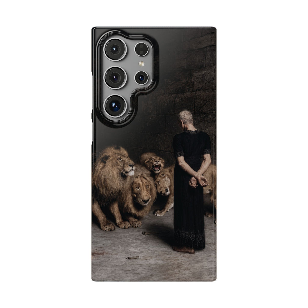 Daniel in the Lion's Den by Briton Riviere - Samsung Slim Case