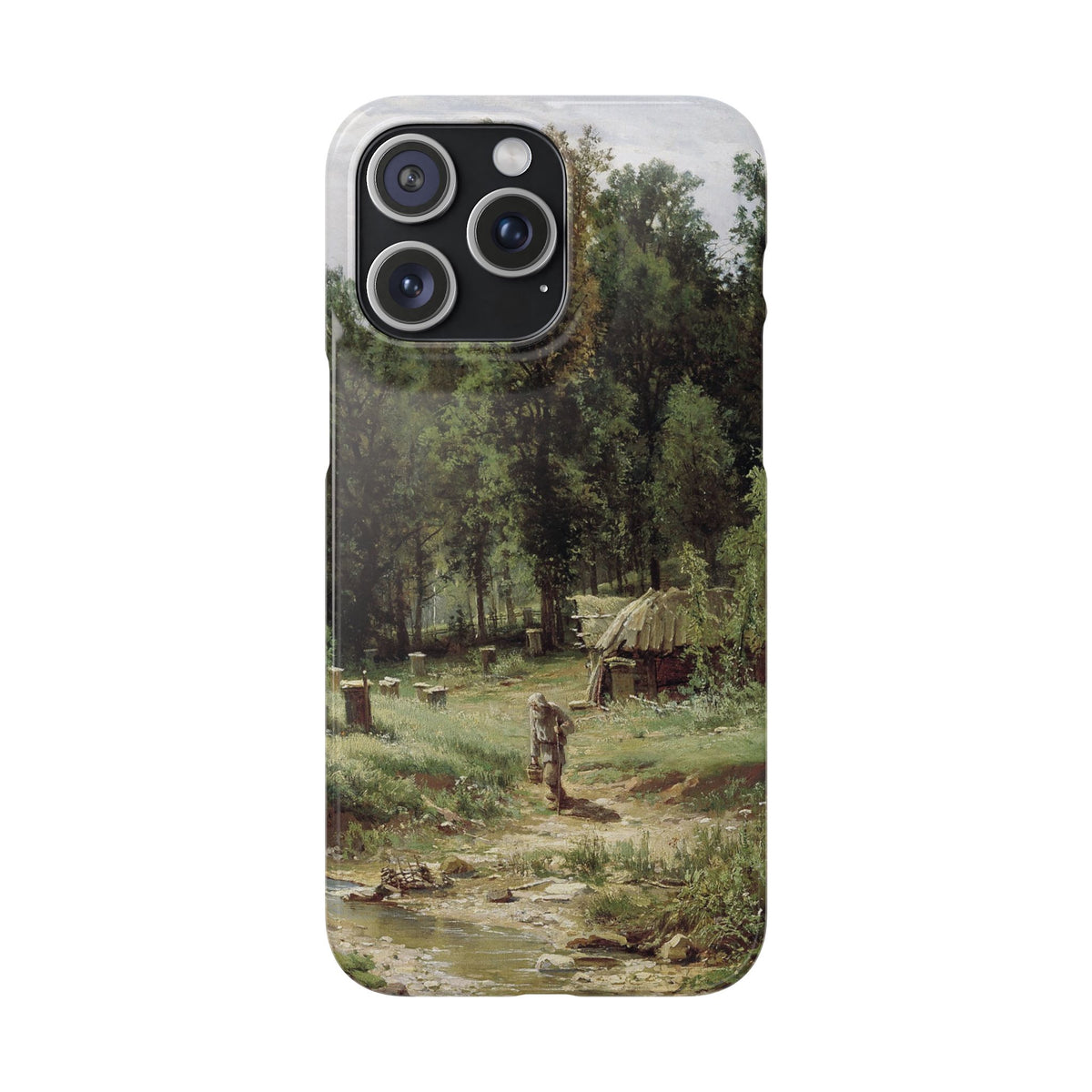 An Apiary in the Forest by Ivan Ivanovich Shishkin - iPhone Slim Case