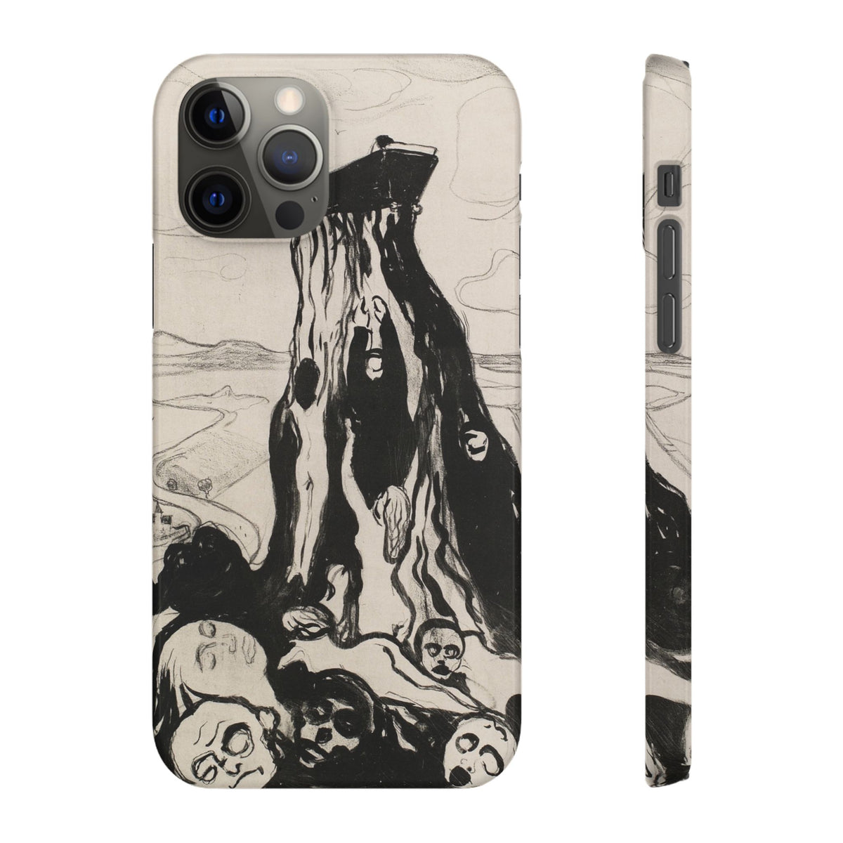 Funeral March by Edvard Munch - iPhone Slim Case