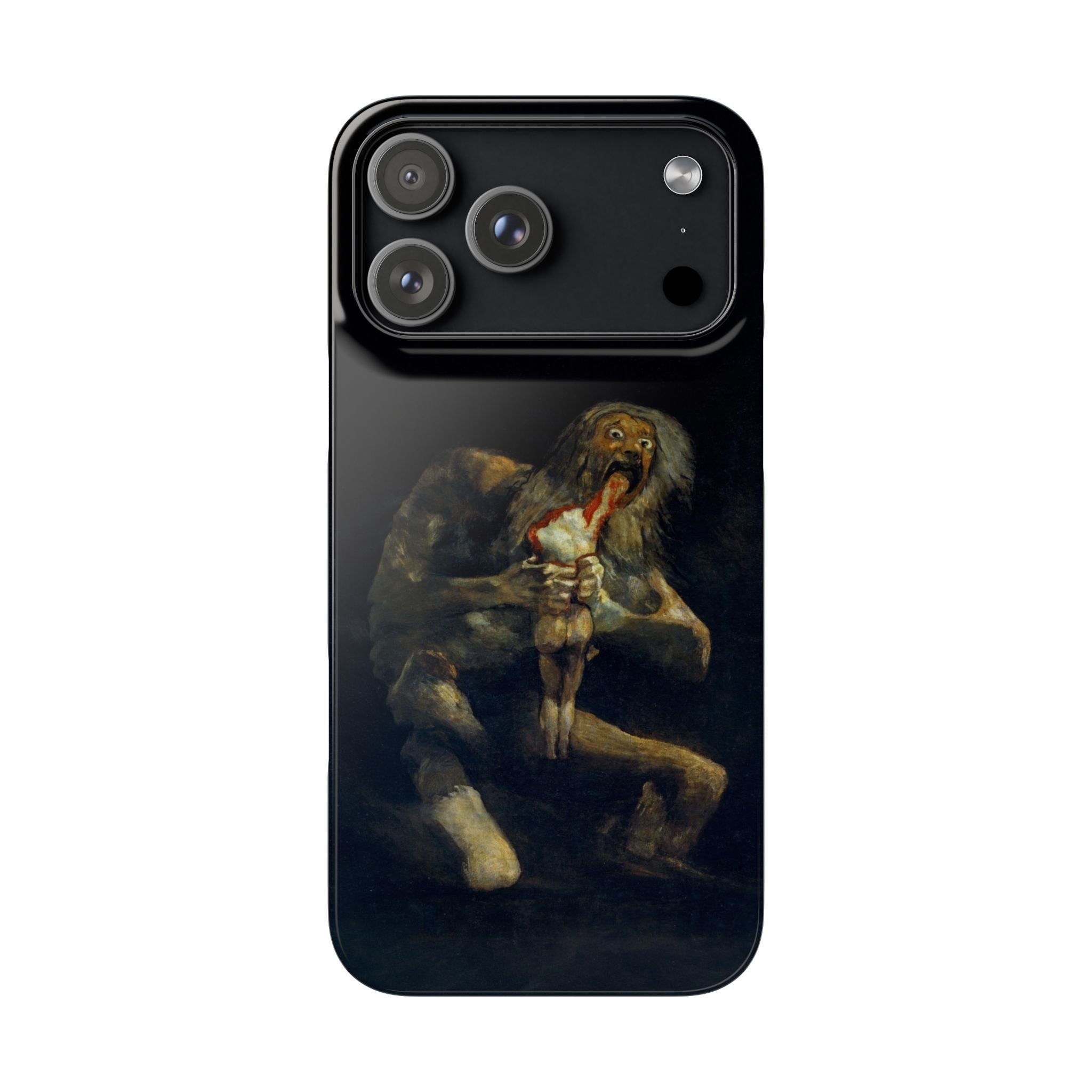 Saturn Devouring His Son by Goya - iPhone Slim Case