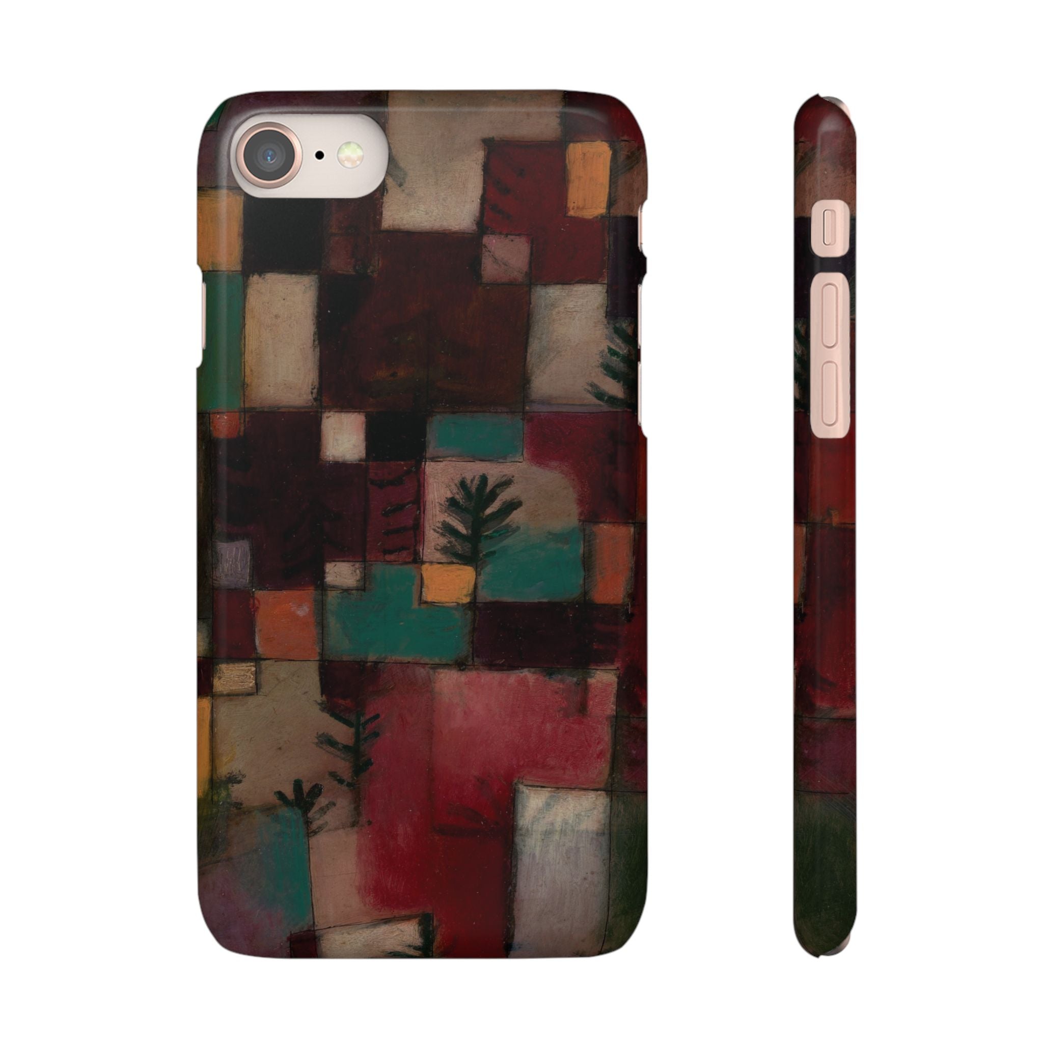 Redgreen and Violet-Yellow Rhythms by Paul Klee - iPhone Slim Case