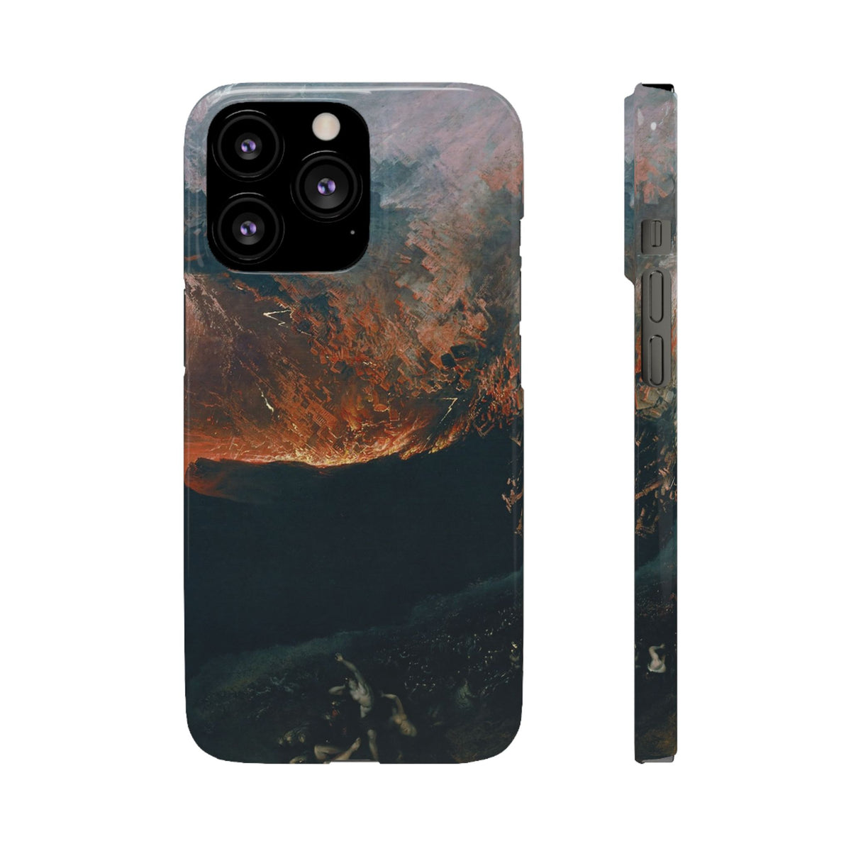 The Great Day of His Wrath by John Martin - iPhone Slim Case