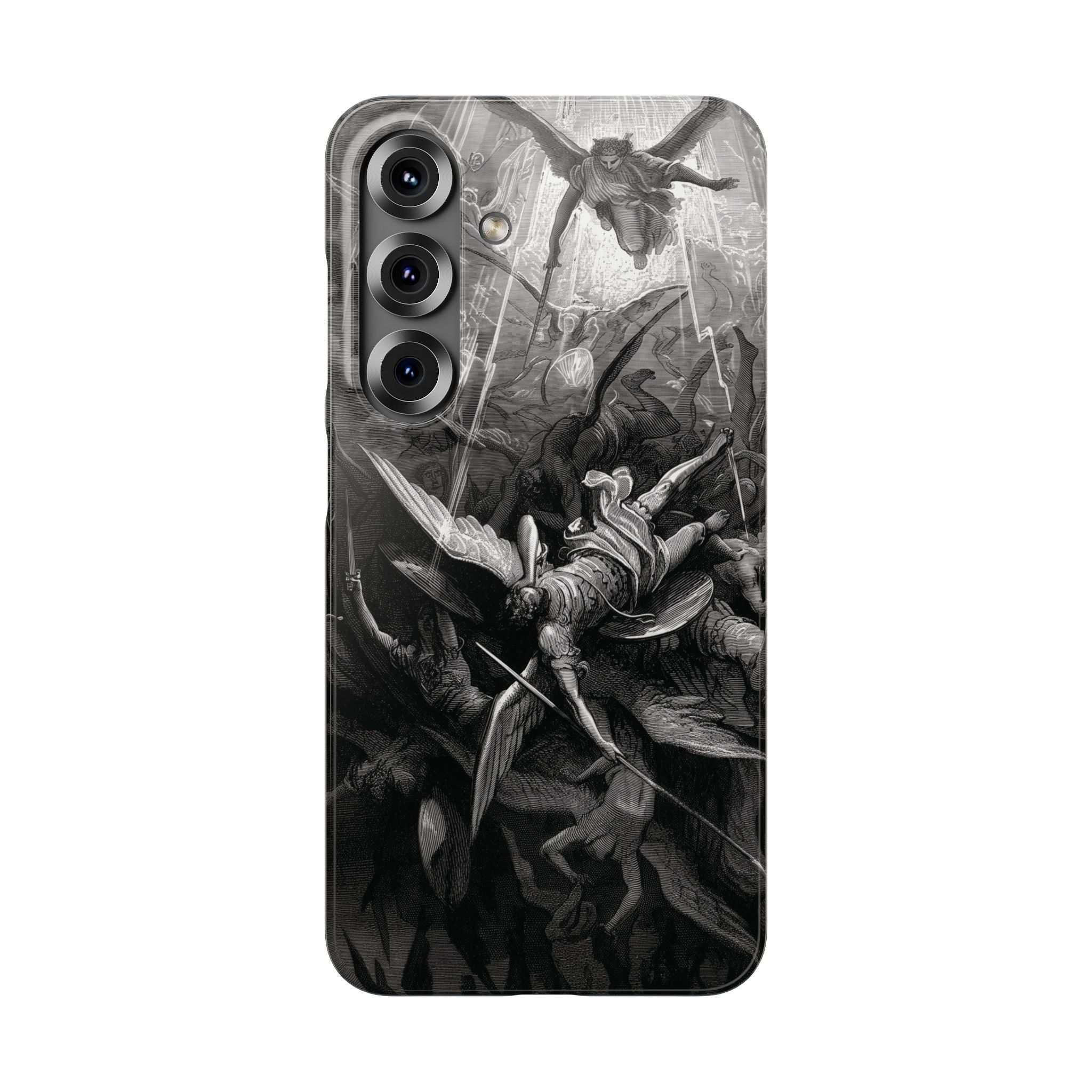Paradise Lost |The Battle in Heaven by Gustave Doré - Samsung Slim Case