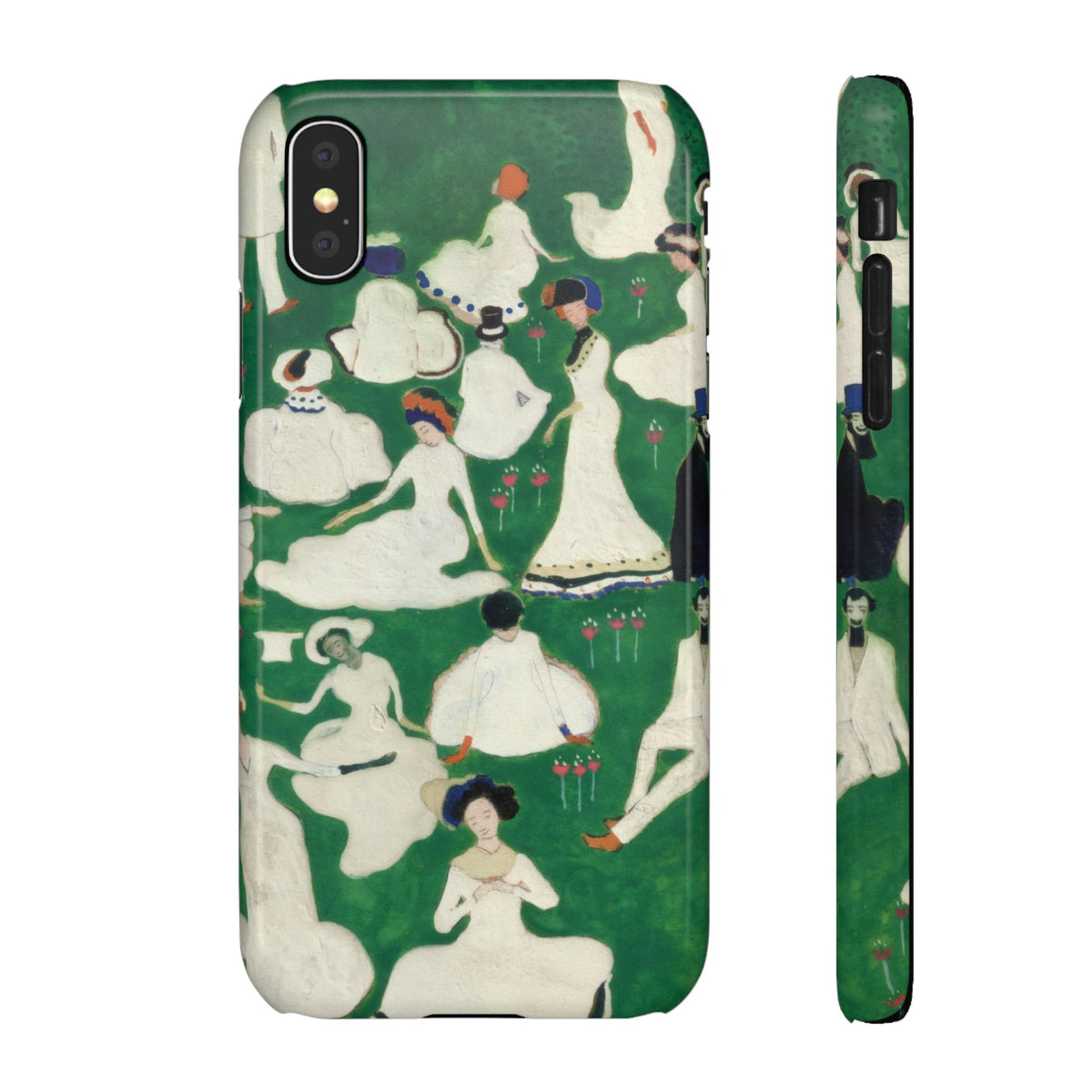 Rest Society in Top Hats by Kazimir Malevich - iPhone Slim Case