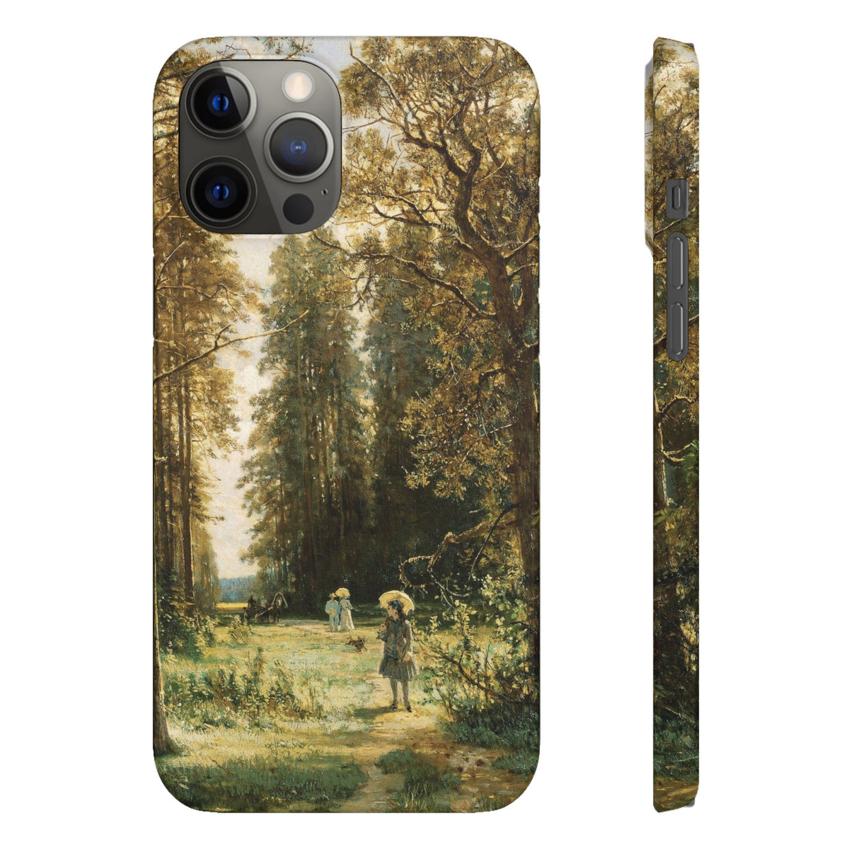 The Path in the Forest by Ivan Ivanovich Shishkin - iPhone Slim Case