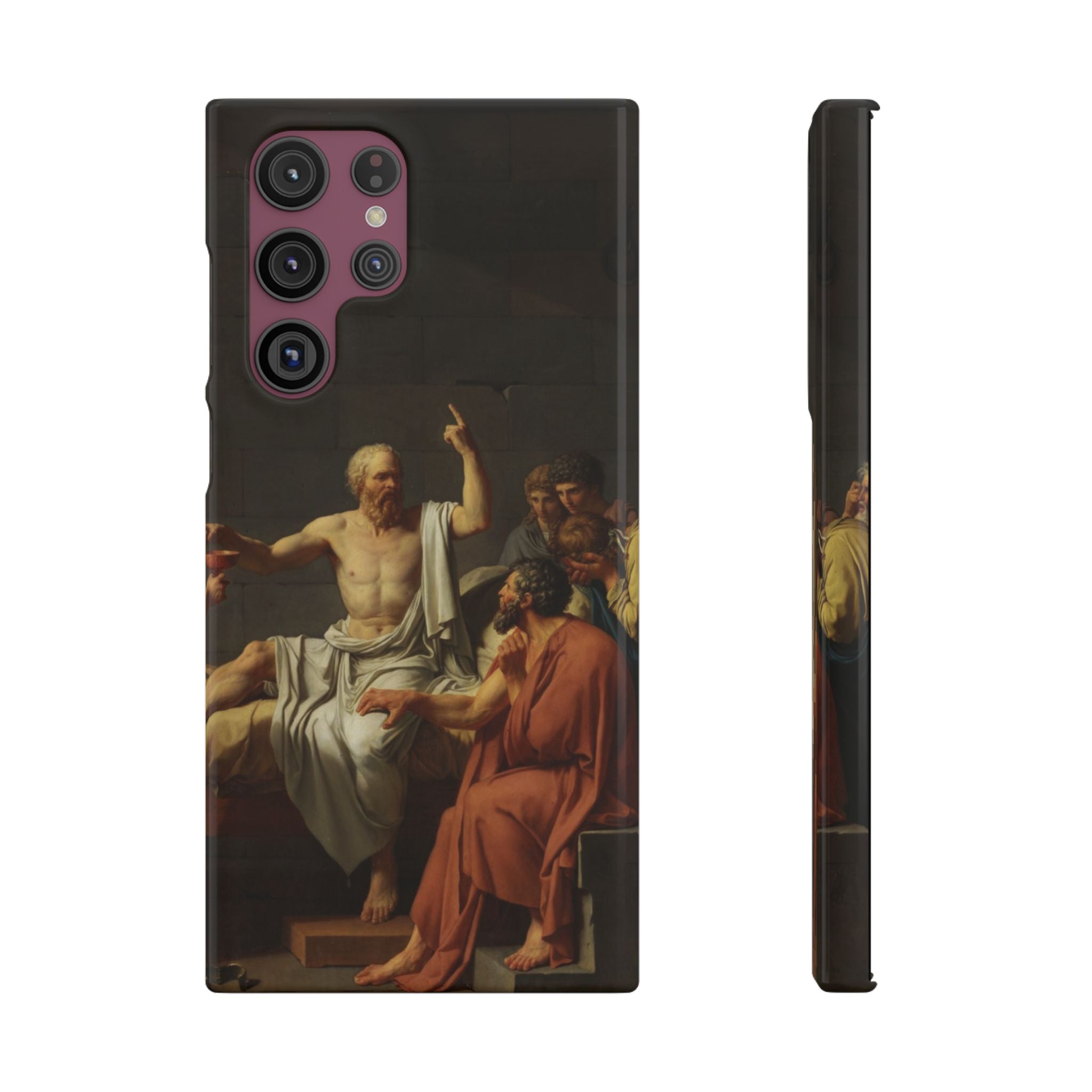 The Death of Socrates by Jacques-Louis David - Samsung Slim Case