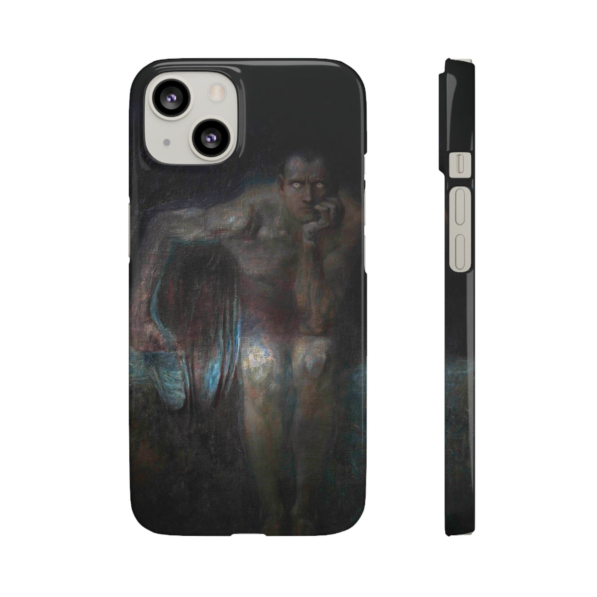 Lucifer by Franz von Stuck - iPhone Slim Case