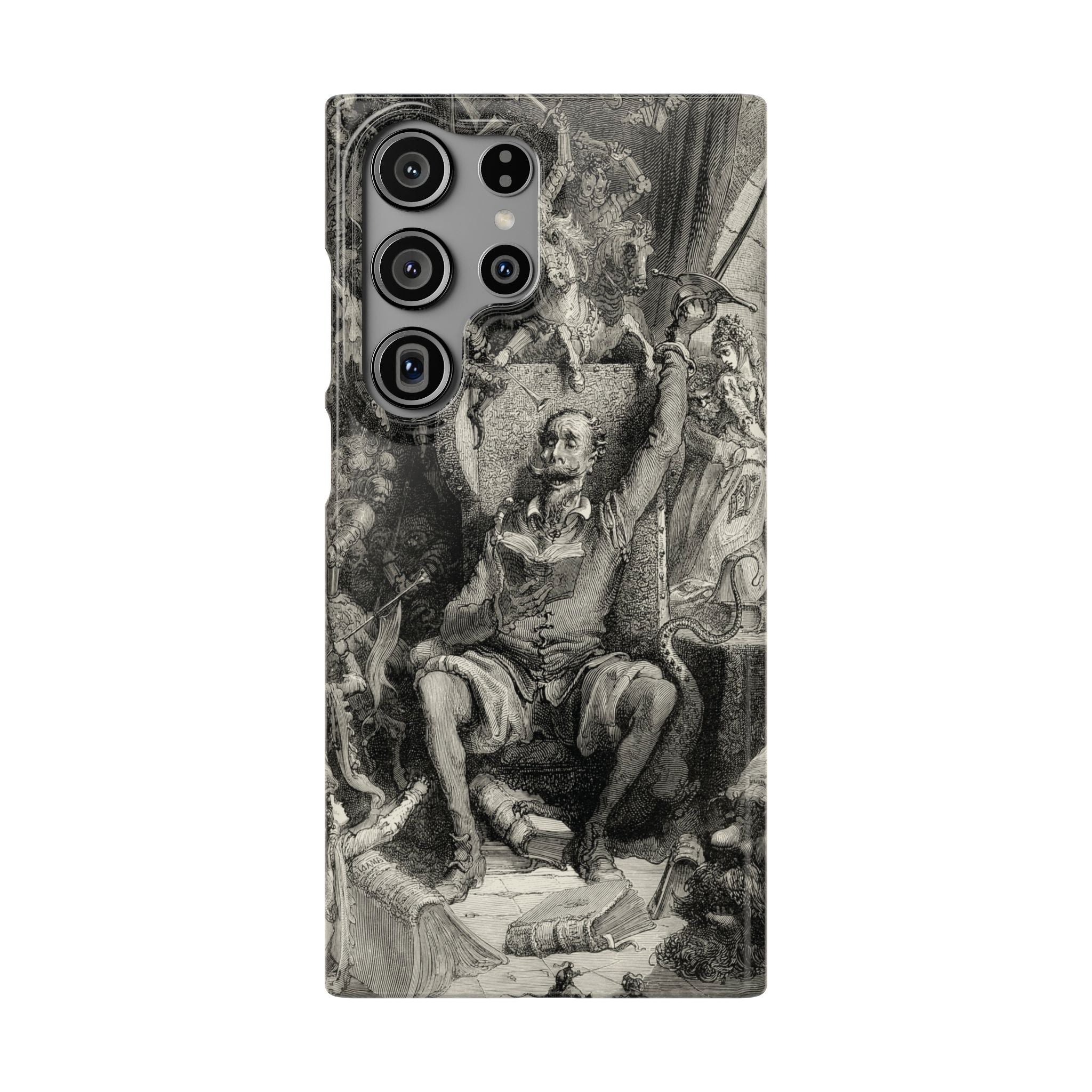 Don Quixote and His Visions by Gustave Doré - Samsung Slim Case