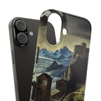 Landschaft mit Burg by Franz Sedlacek - iPhone Slim Case