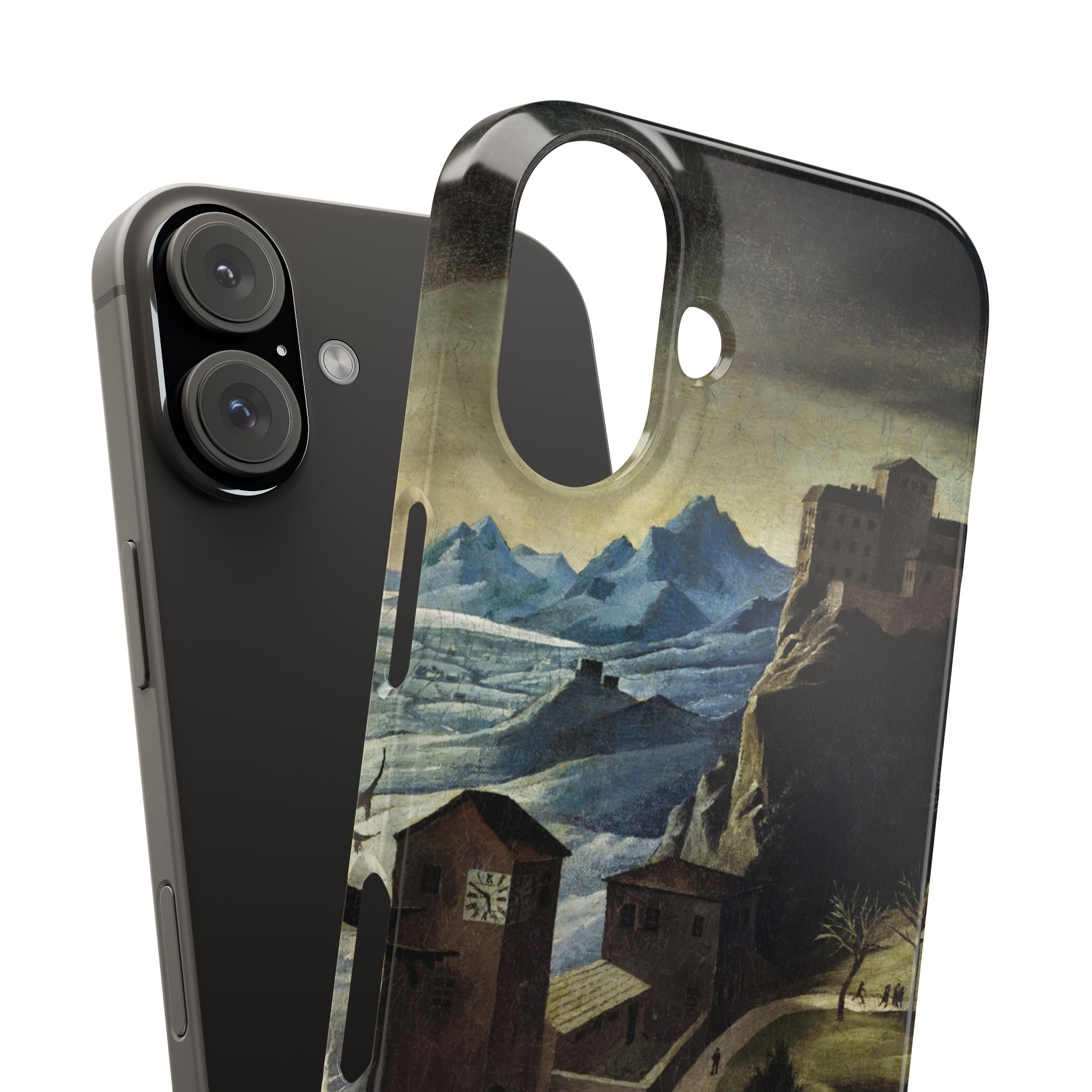 Landschaft mit Burg by Franz Sedlacek - iPhone Slim Case