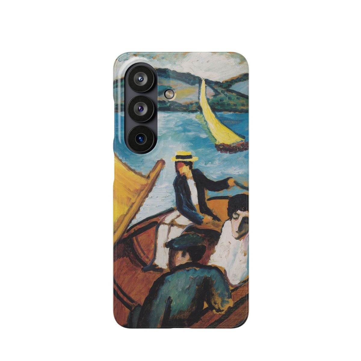 Sailing Boat on the Tegernsee by August Macke - Samsung Slim Case