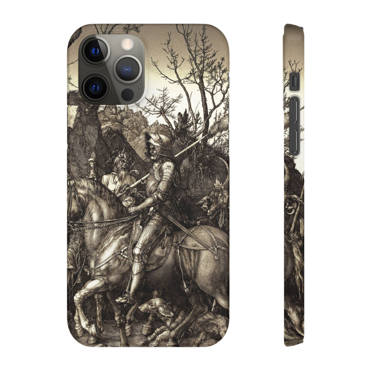 Knight, Death and the Devil by Albrecht Dürer - iPhone Slim Case