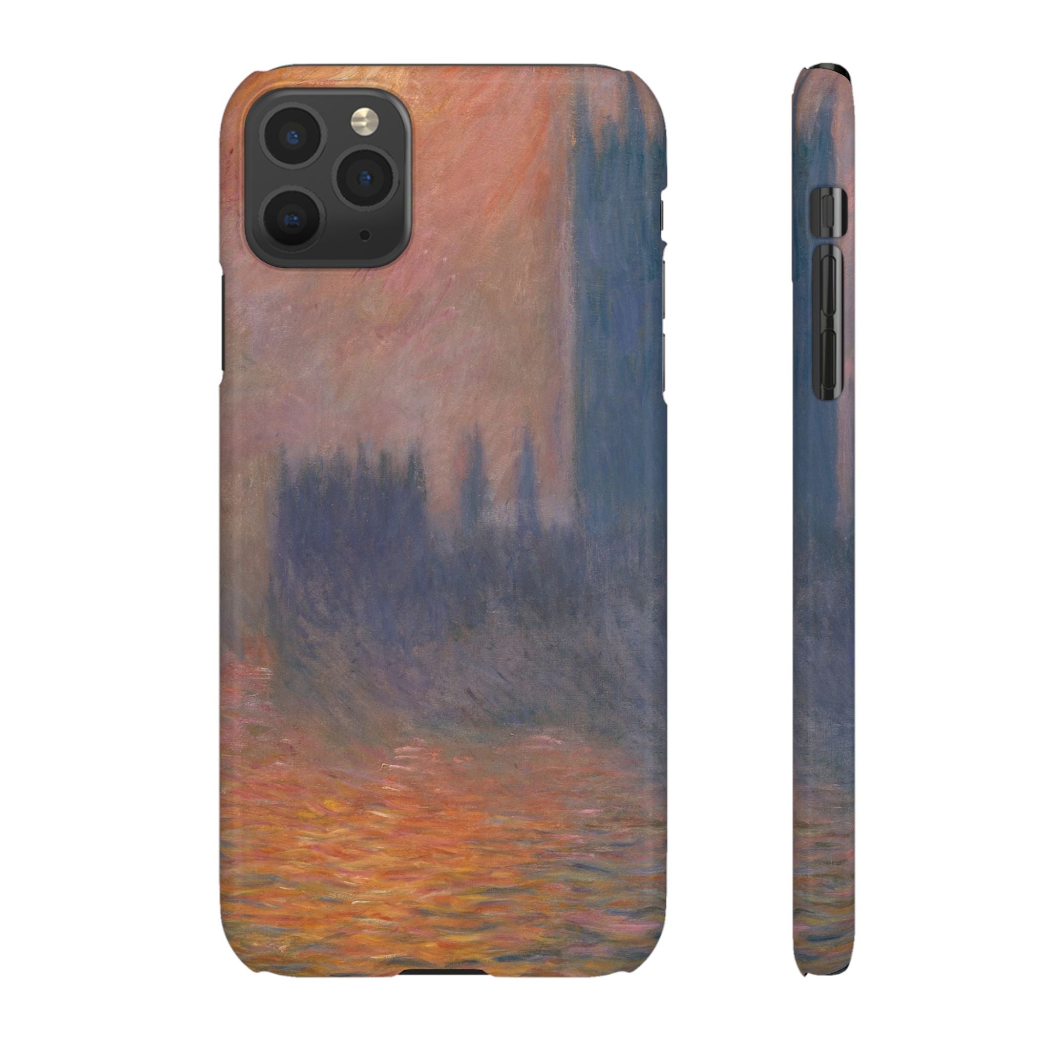 The Houses of Parliament Sunset by Claude Monet - iPhone Slim Case