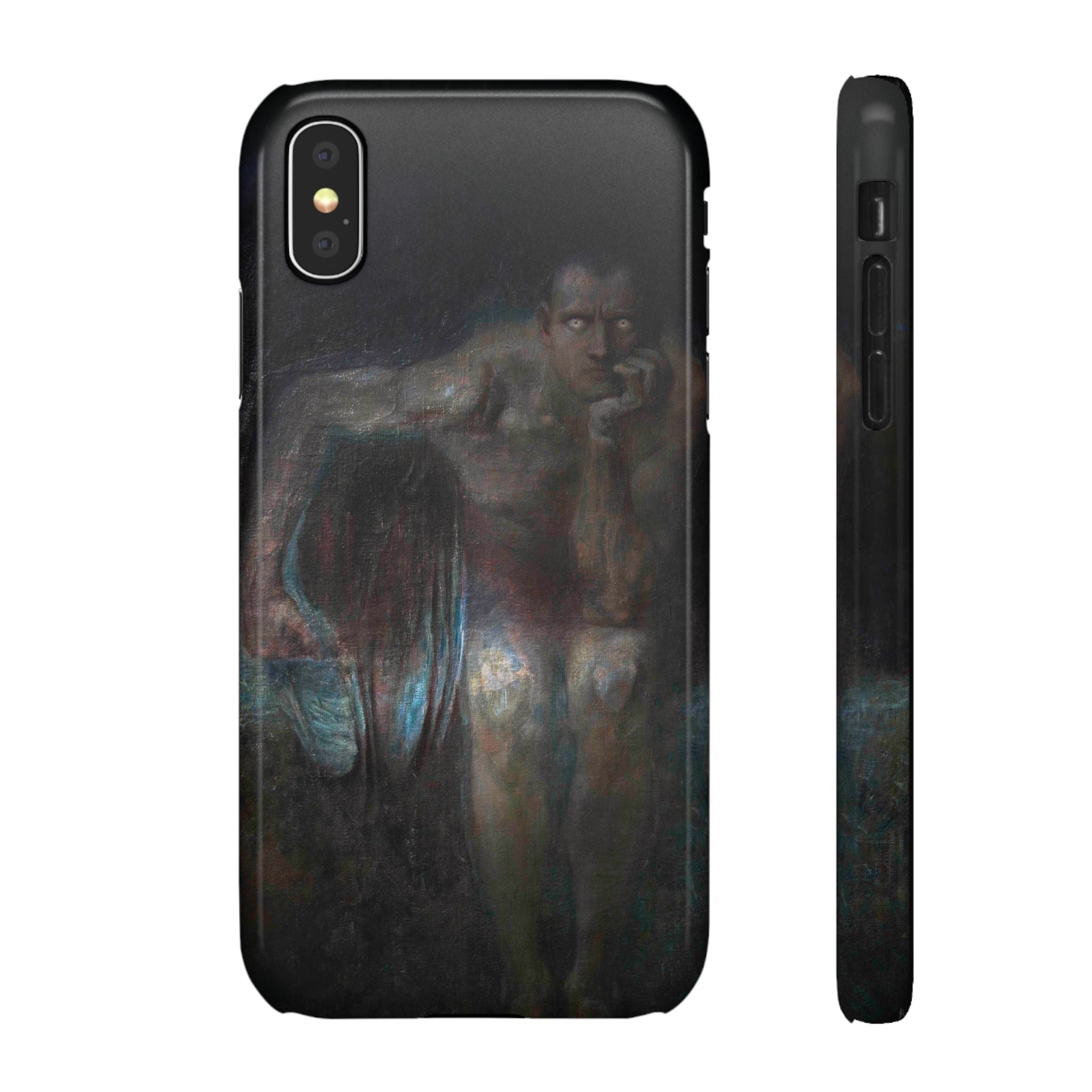 Lucifer by Franz von Stuck - iPhone Slim Case
