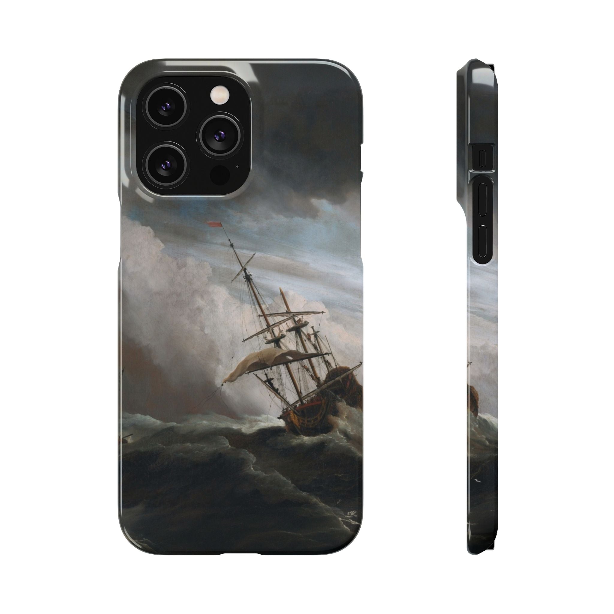The Gust by Willem van de Velde - iPhone Slim Case
