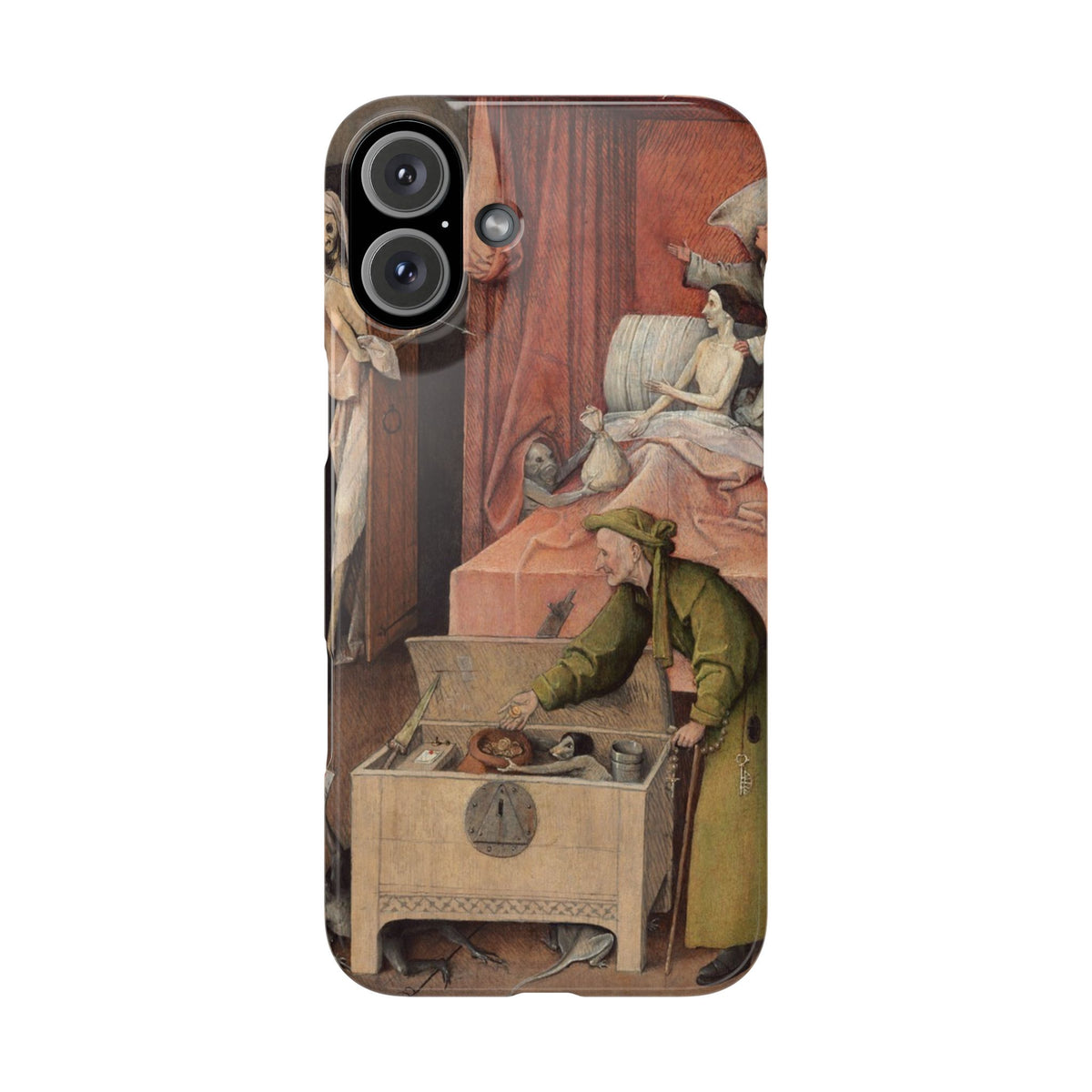 The Death of the Miser by Hieronymus Bosch - iPhone Slim Case