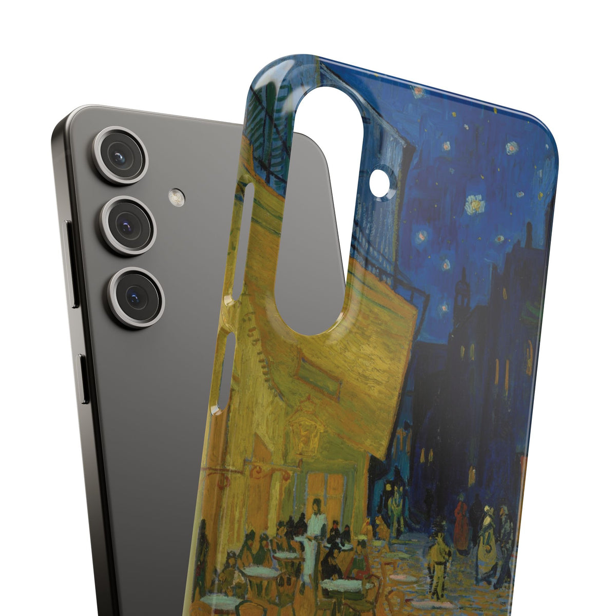 Café Terrace at Night by Vincent van Gogh - Samsung Slim Case