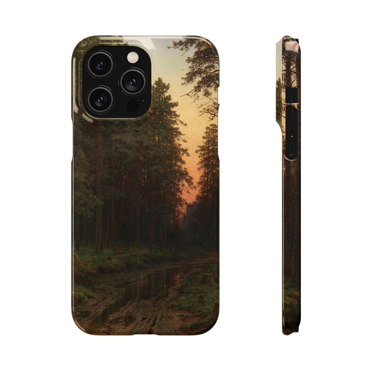 Evening Glow by Ivan Ivanovich Shishkin - iPhone Slim Case