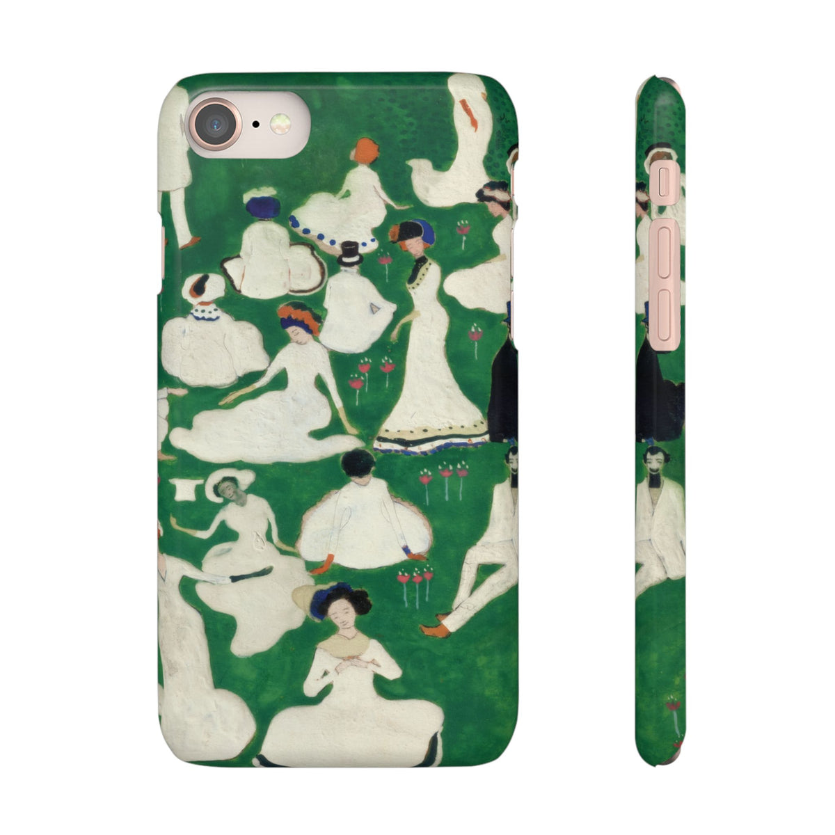 Rest Society in Top Hats by Kazimir Malevich - iPhone Slim Case