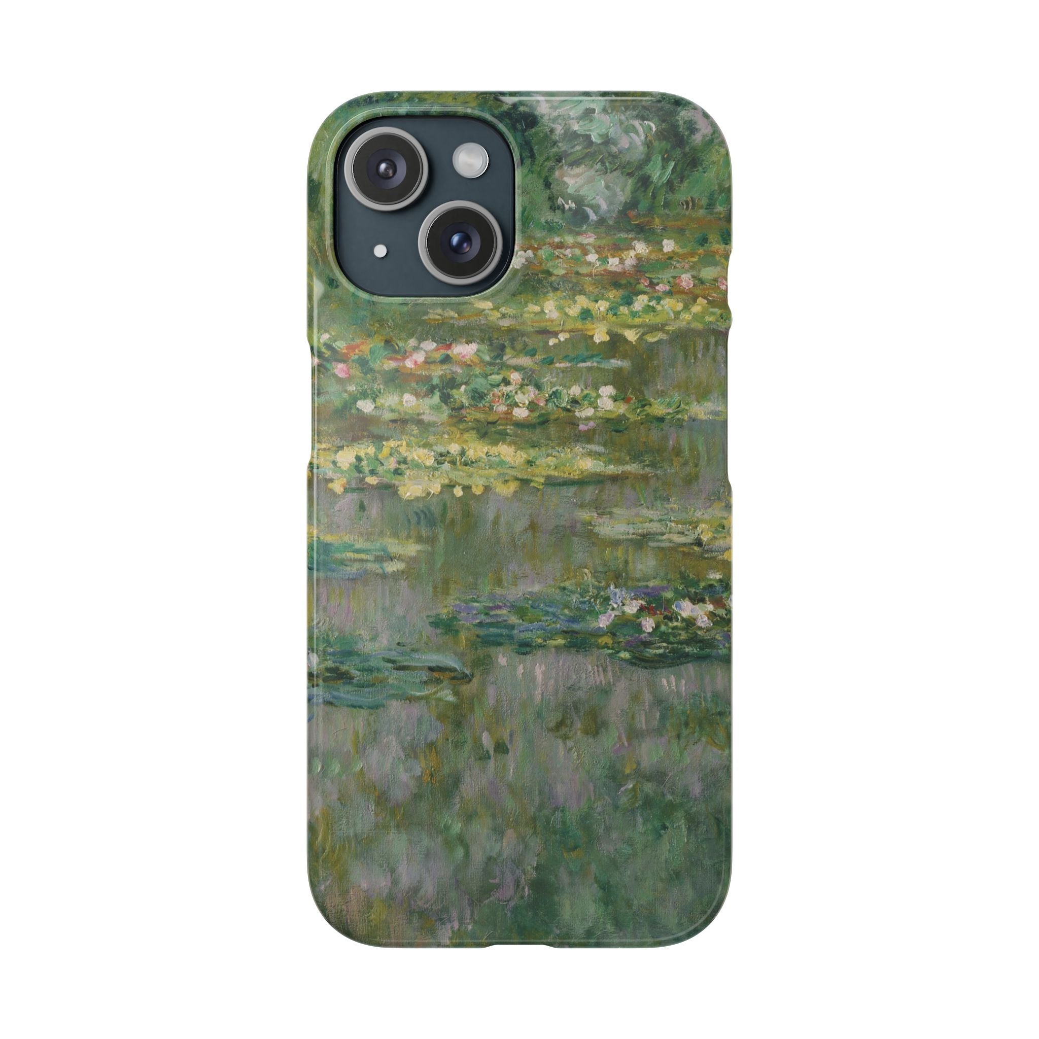 Le Bassin des Nymphéas by Claude Monet - iPhone Slim Case