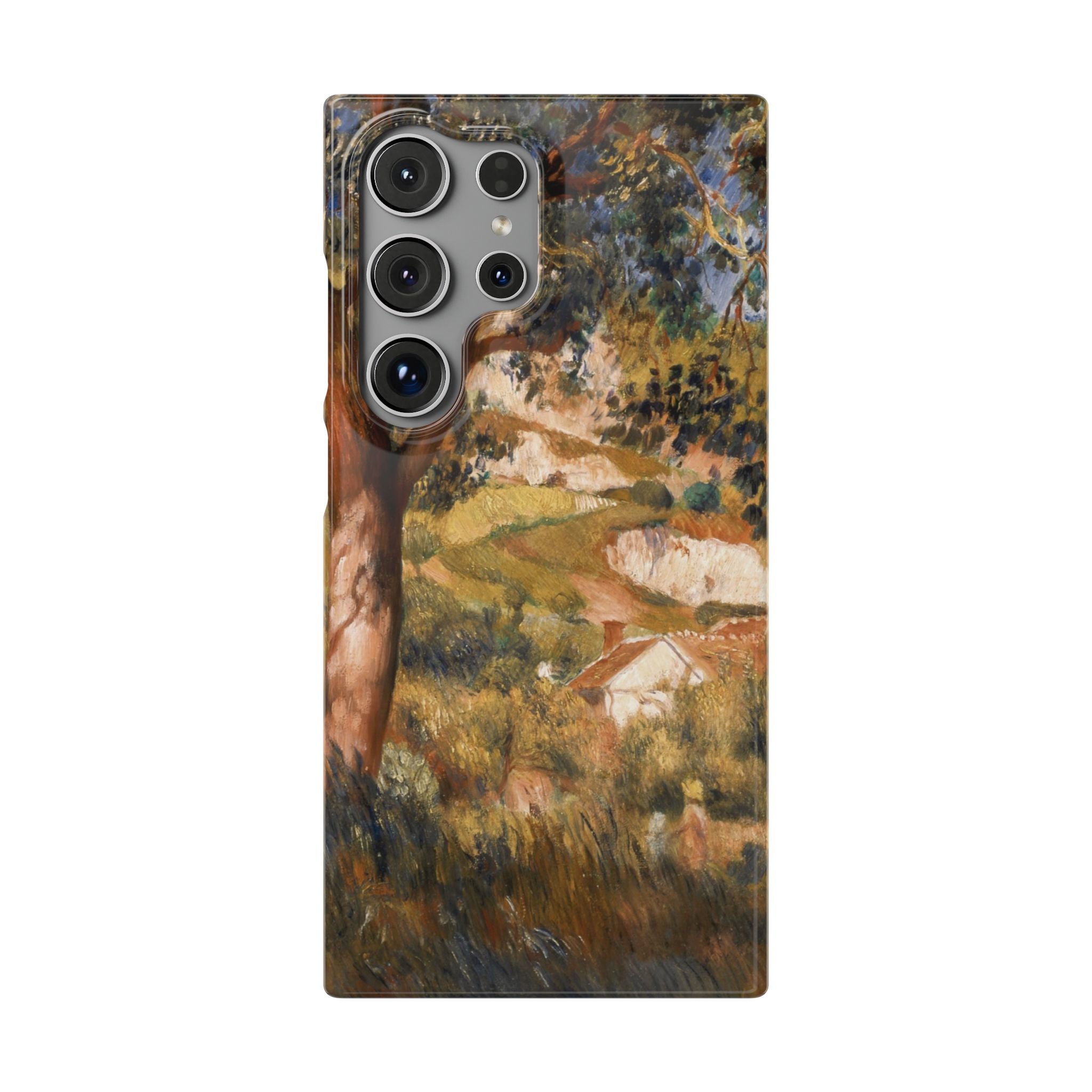 Paysage a La Roche Guyon by Pierre Auguste Renoir - Samsung Slim Case