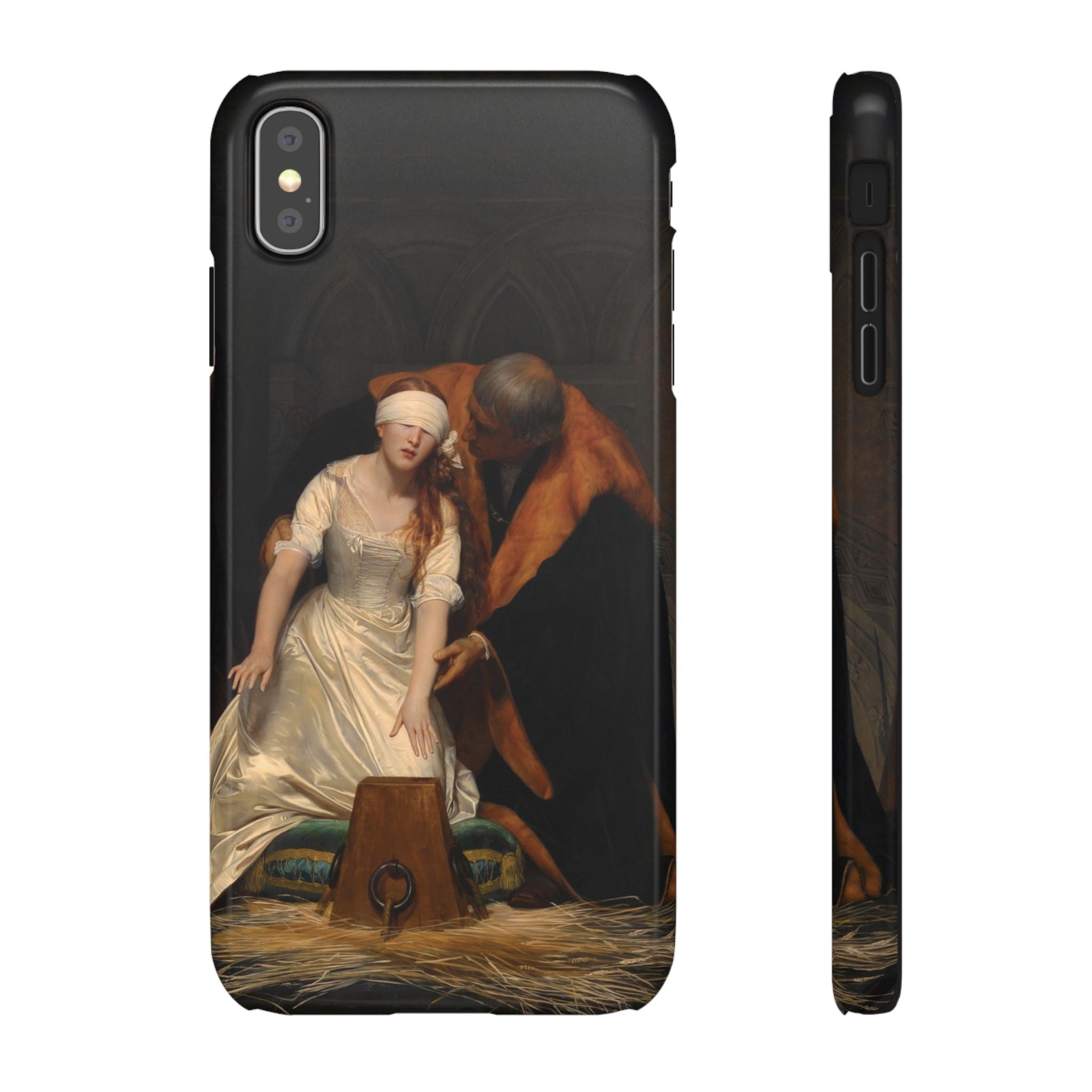 The Execution of Lady Jane Grey by Paul Delaroche - iPhone Slim Case