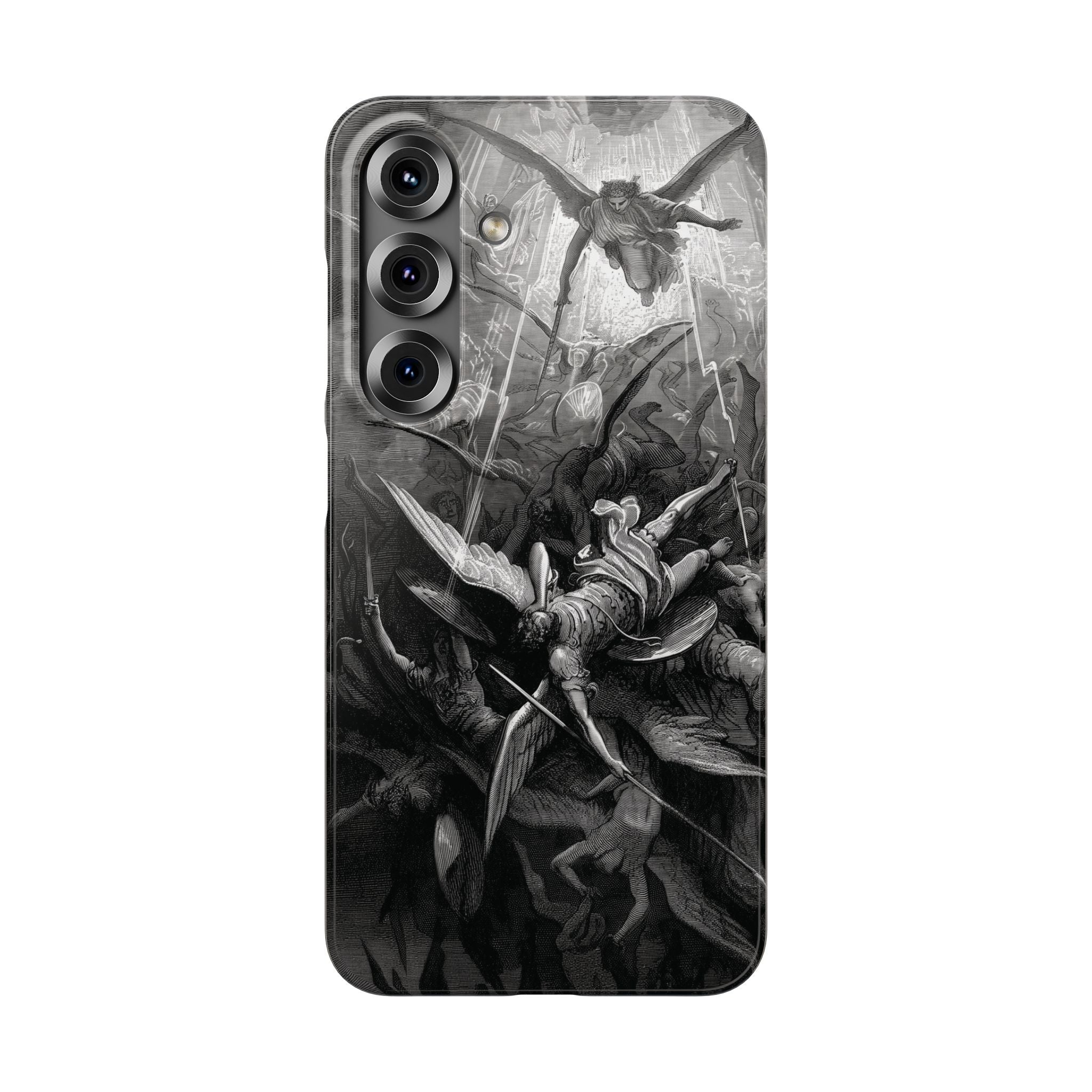 Paradise Lost |The Battle in Heaven by Gustave Doré - Samsung Slim Case