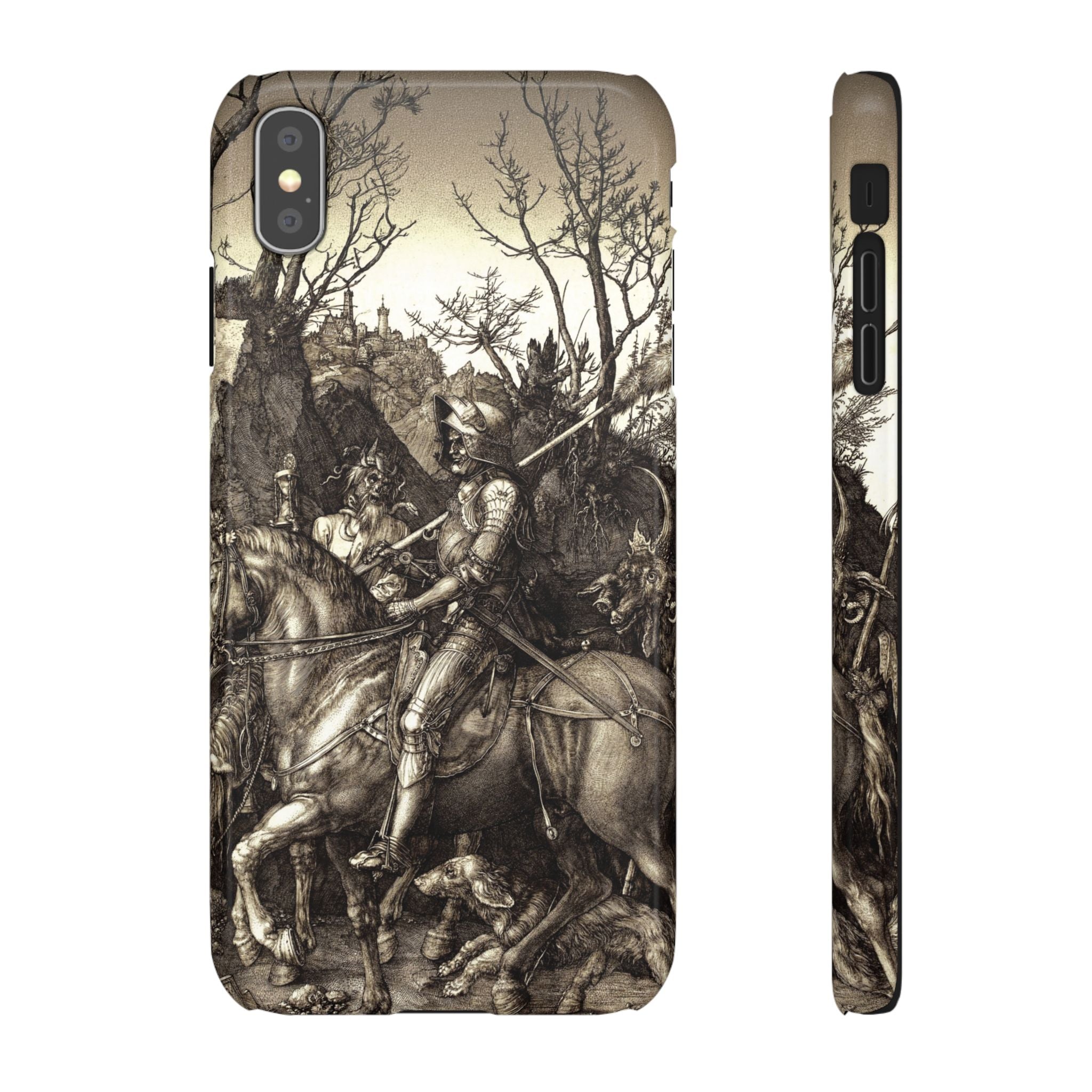 Knight, Death and the Devil by Albrecht Dürer - iPhone Slim Case