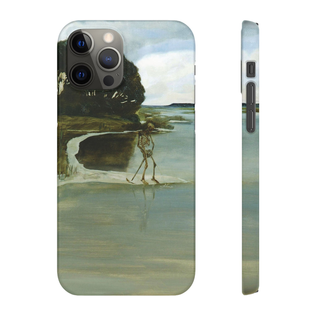 Death Peeing by Max Klinger - iPhone Slim Case