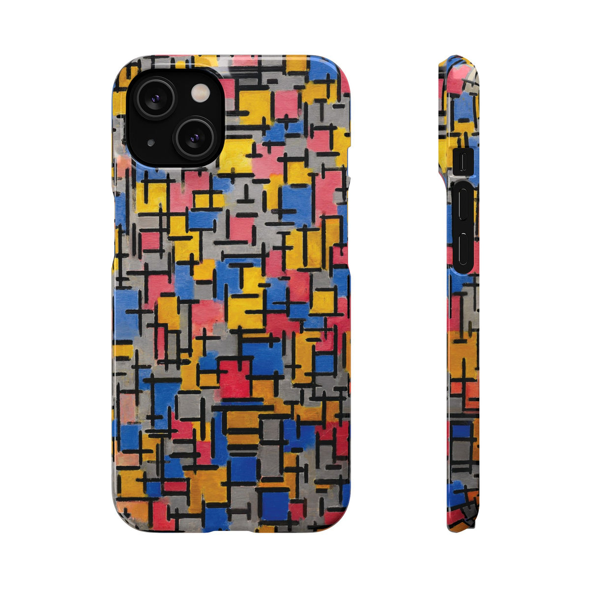 Composition by Piet Mondrian - iPhone Slim Case