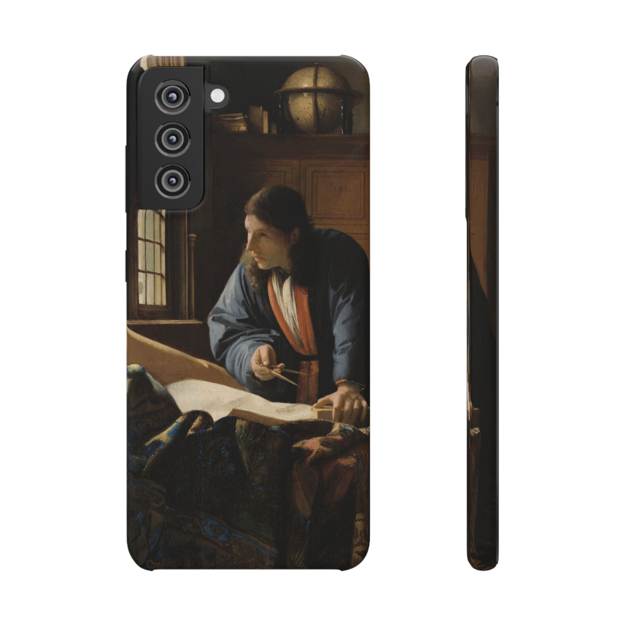 The Geographer by Johannes Vermeer - Samsung Slim Case