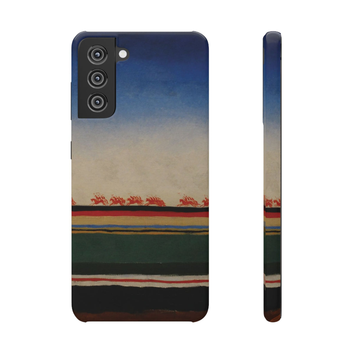 Red Cavalry Riding by Kazimir Malevich - Samsung Slim Case