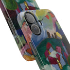 Landscape with Factory Chimney by Vasily Kandinsky - iPhone Slim Case