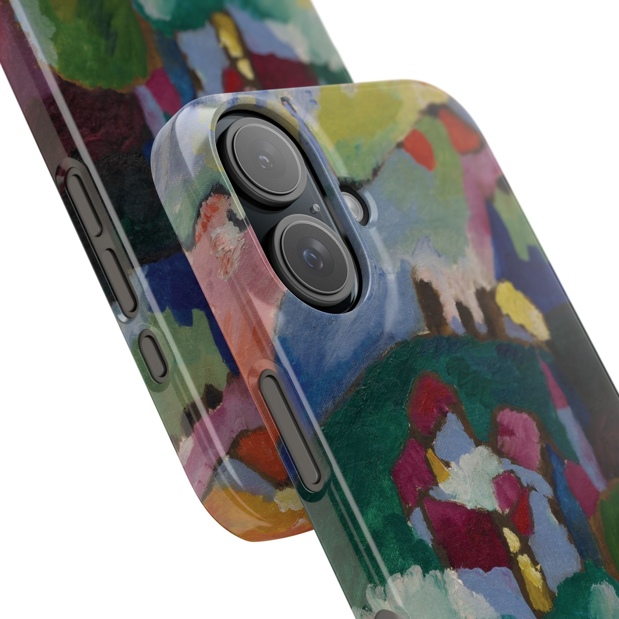 Landscape with Factory Chimney by Vasily Kandinsky - iPhone Slim Case