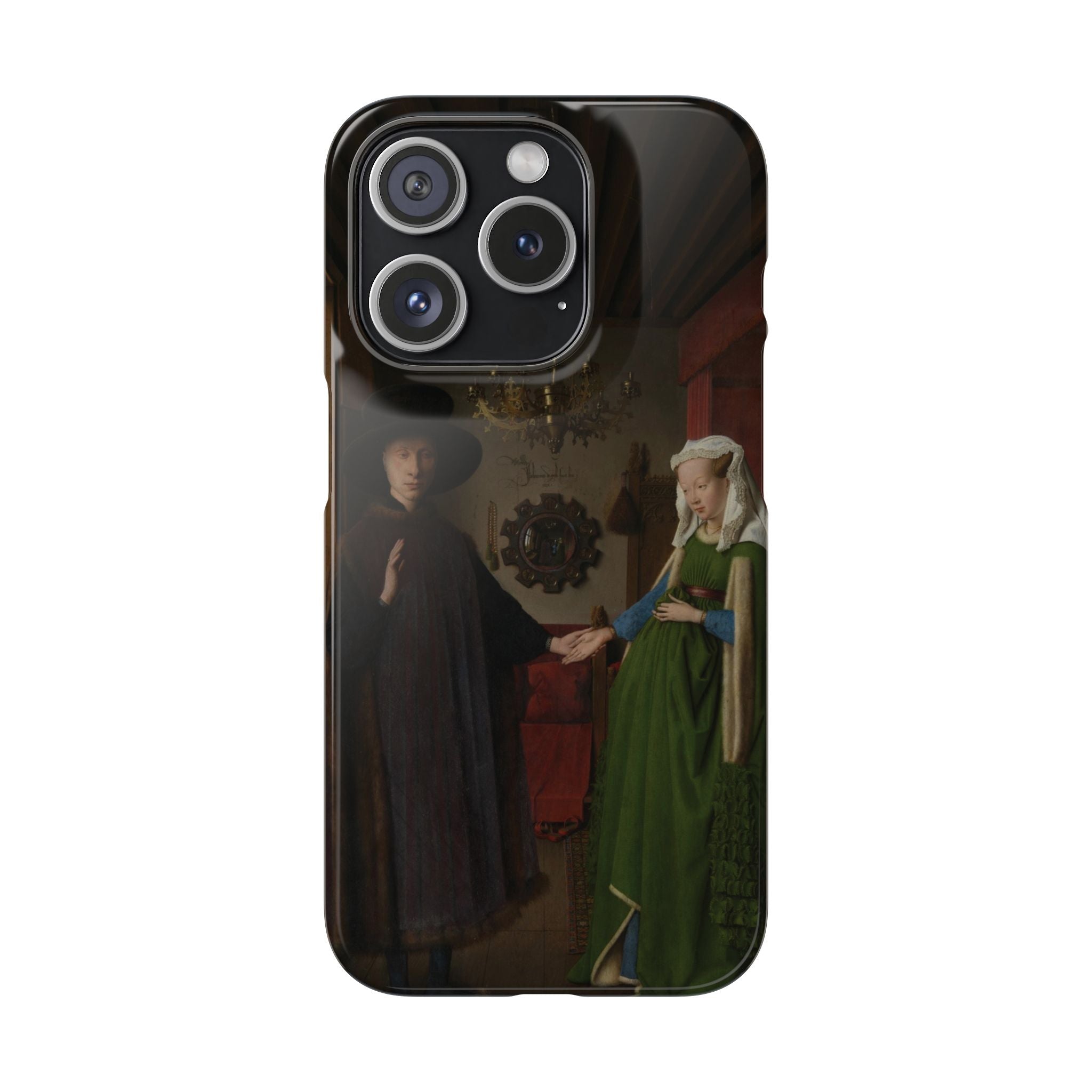 The Arnolfini Portrait by Jan van Eyck - iPhone Slim Case