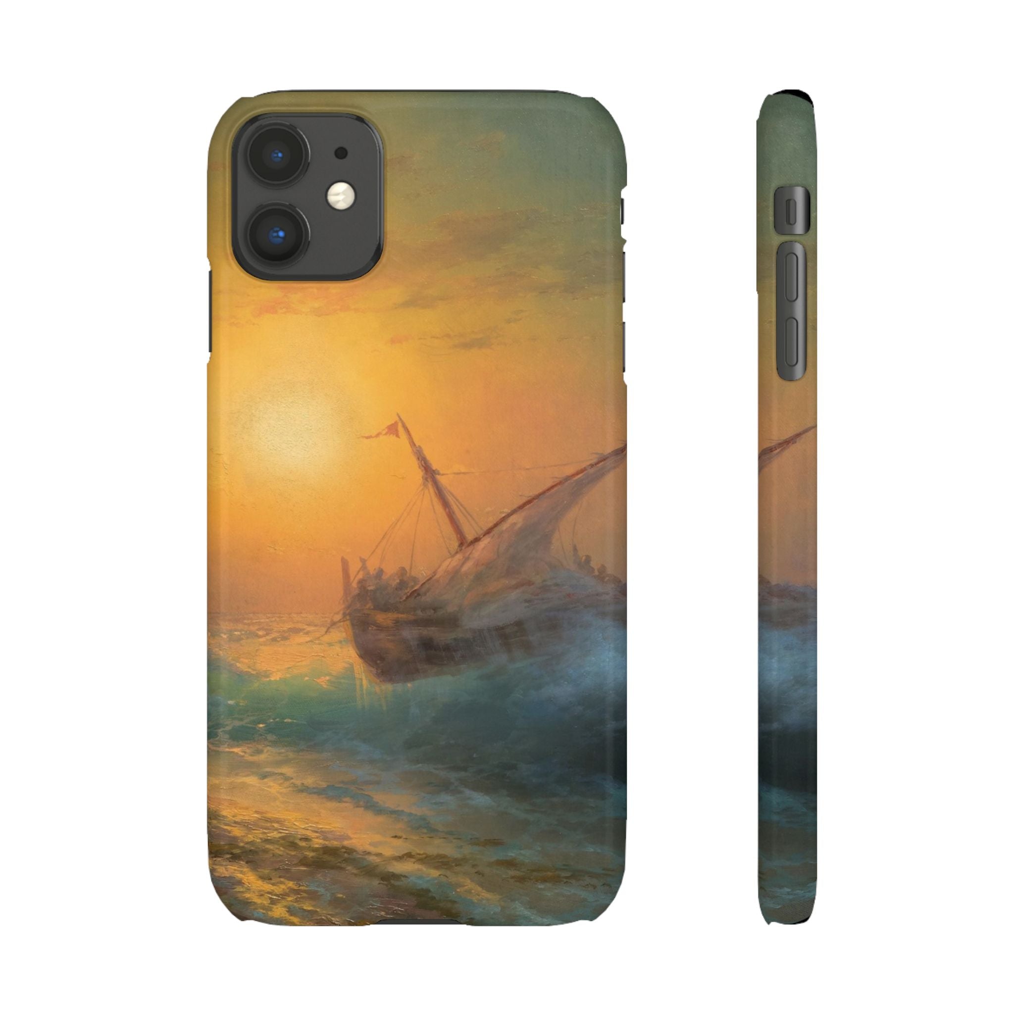 Stormy Sea at Sunset by Ivan Aivazovsky - iPhone Slim Case