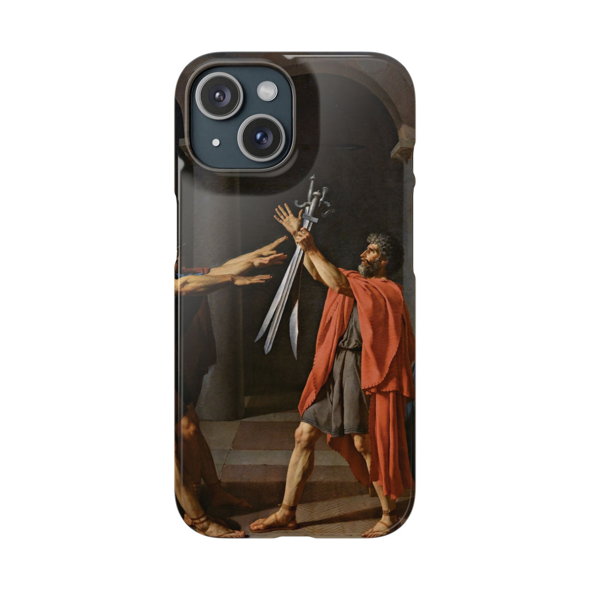 Oath of the Horatii by Jacques-Louis David - iPhone Slim Case