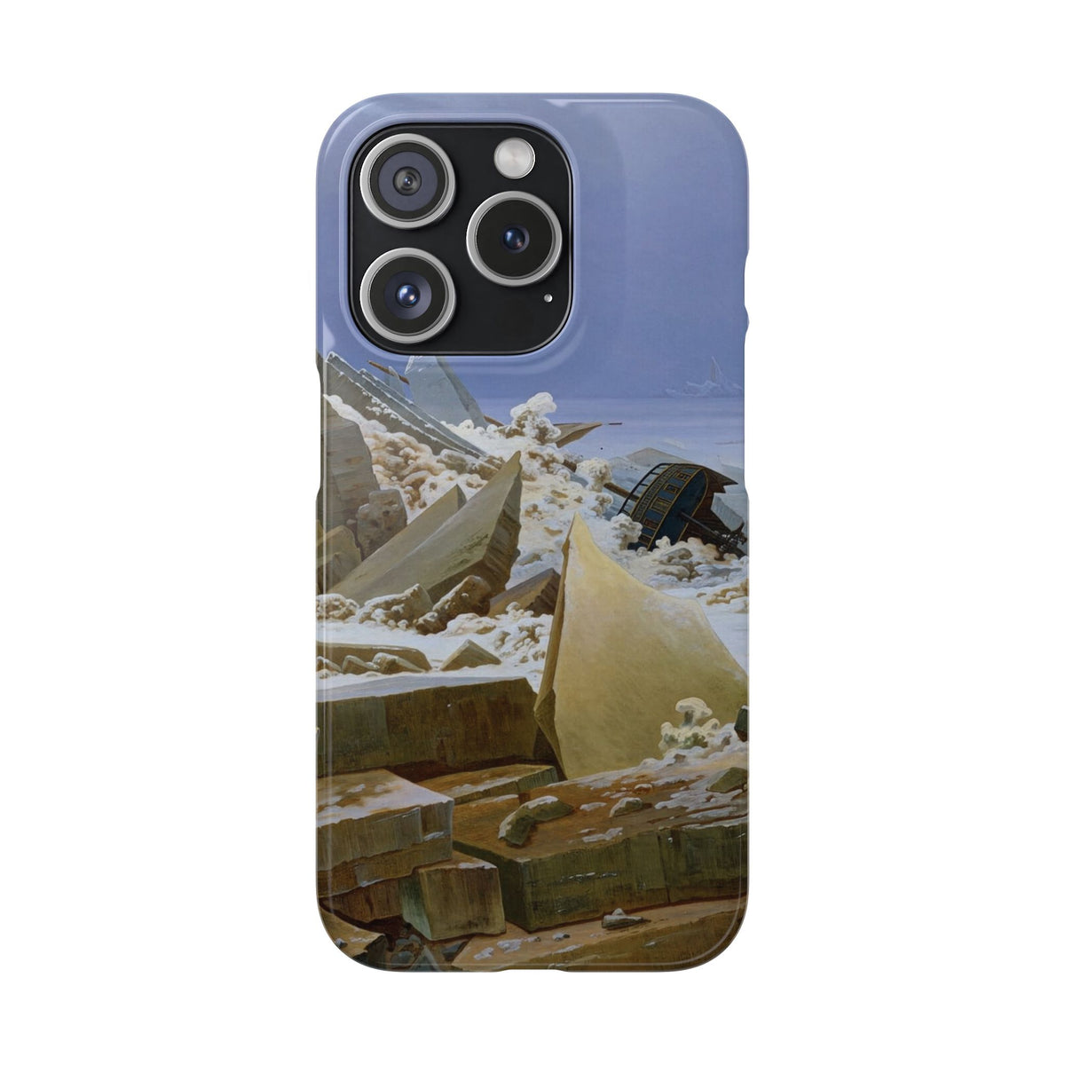 The Sea of Ice by Caspar David Friedrich - iPhone Slim Case