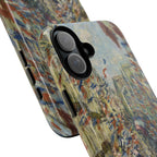 The Rue Montorgueil in Paris by Claude Monet - iPhone Tough Case