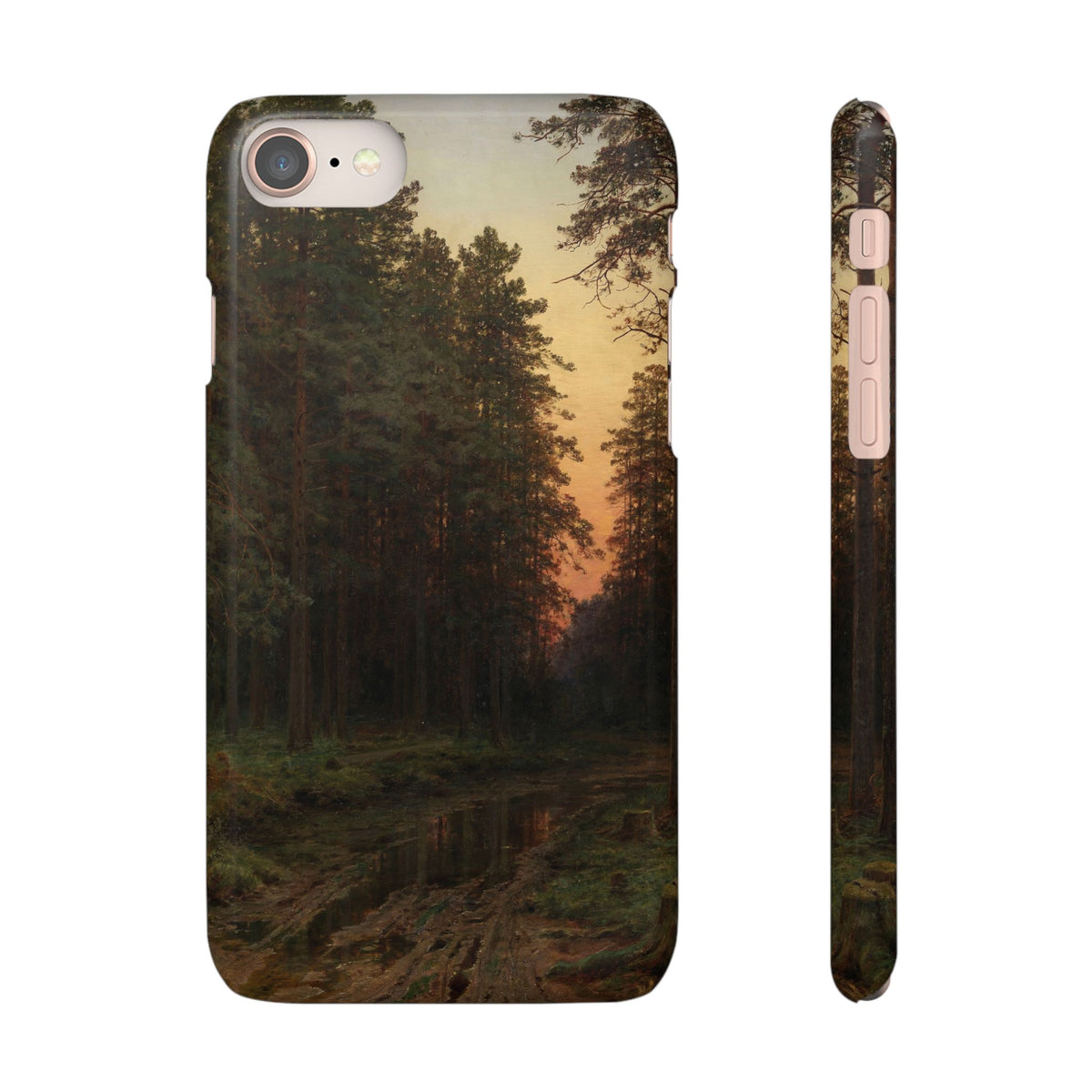 Evening Glow by Ivan Ivanovich Shishkin - iPhone Slim Case