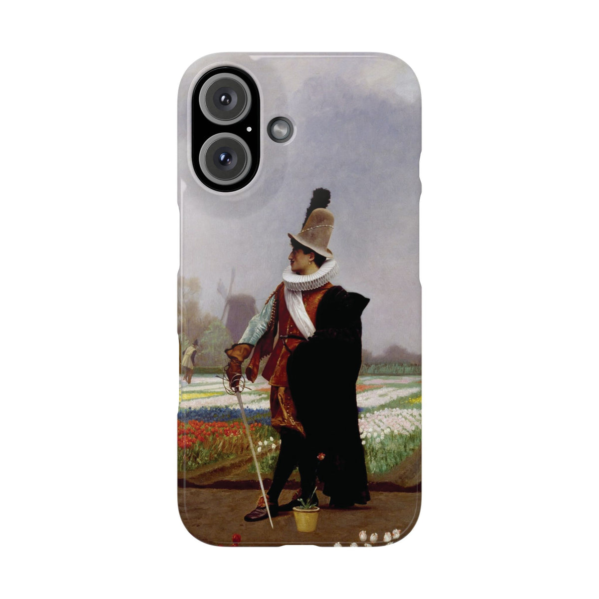 The Tulip Folly by Jean-Leon Gerome - iPhone Slim Case